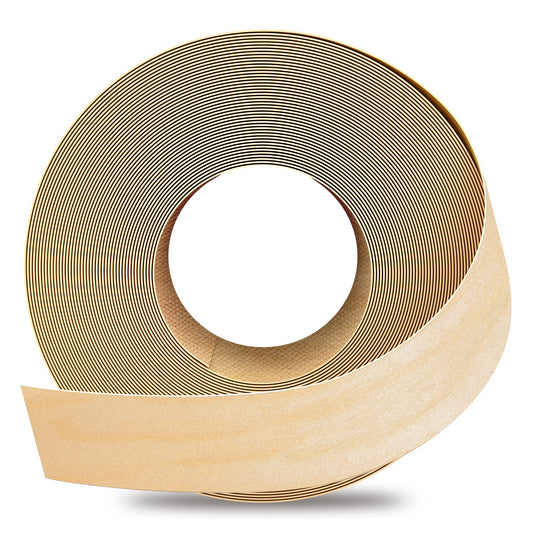 GSCIT Club Birch Edge Banding, 3 inch x 25ft roll of Veneer Edge Banding Preglued Flexible, Real Wood Tape Banding