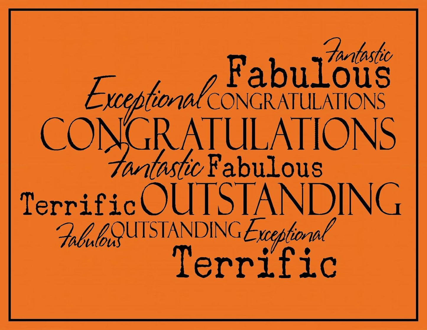 125 Orange Color Cover/Card Paper Sheets - 4 X 6 Inches Photo, Card, Frame Size - 65# (65 lb/Pound) Light Weight Cardstock - Quality Printable Smooth Paper Surface for Bright Colorful Results