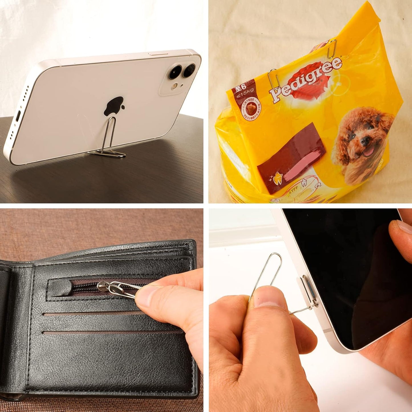 Silver Medium Paper Clips, 750 Pack Paperclips 1.3 Inch (33 mm) Paper Clips Suitable for Office School and Daily Use Also Used for Daily DIY Paper Clip(Silver)