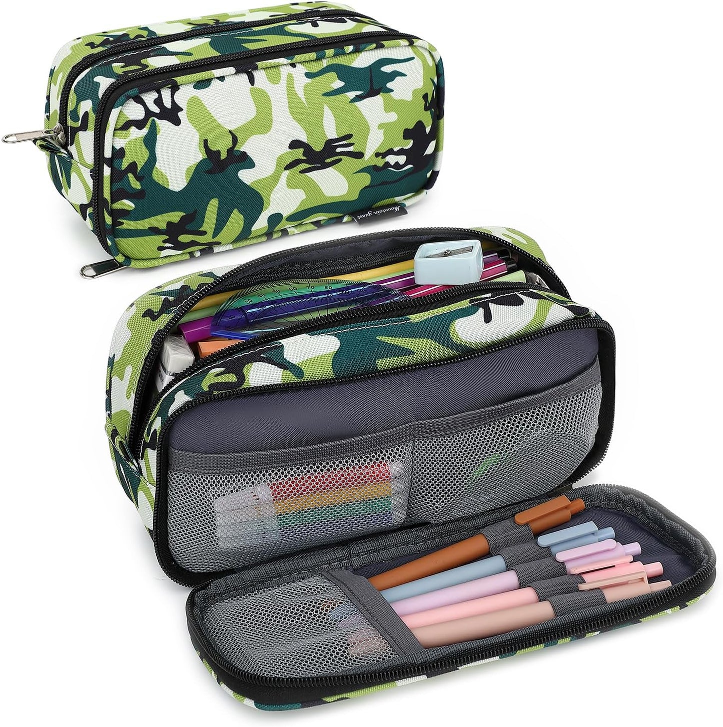 Pencil Cases for kids, Large Capacity Pencil Pouch, Office College School Marker Organizer Case pen for Men Women Adult Teens