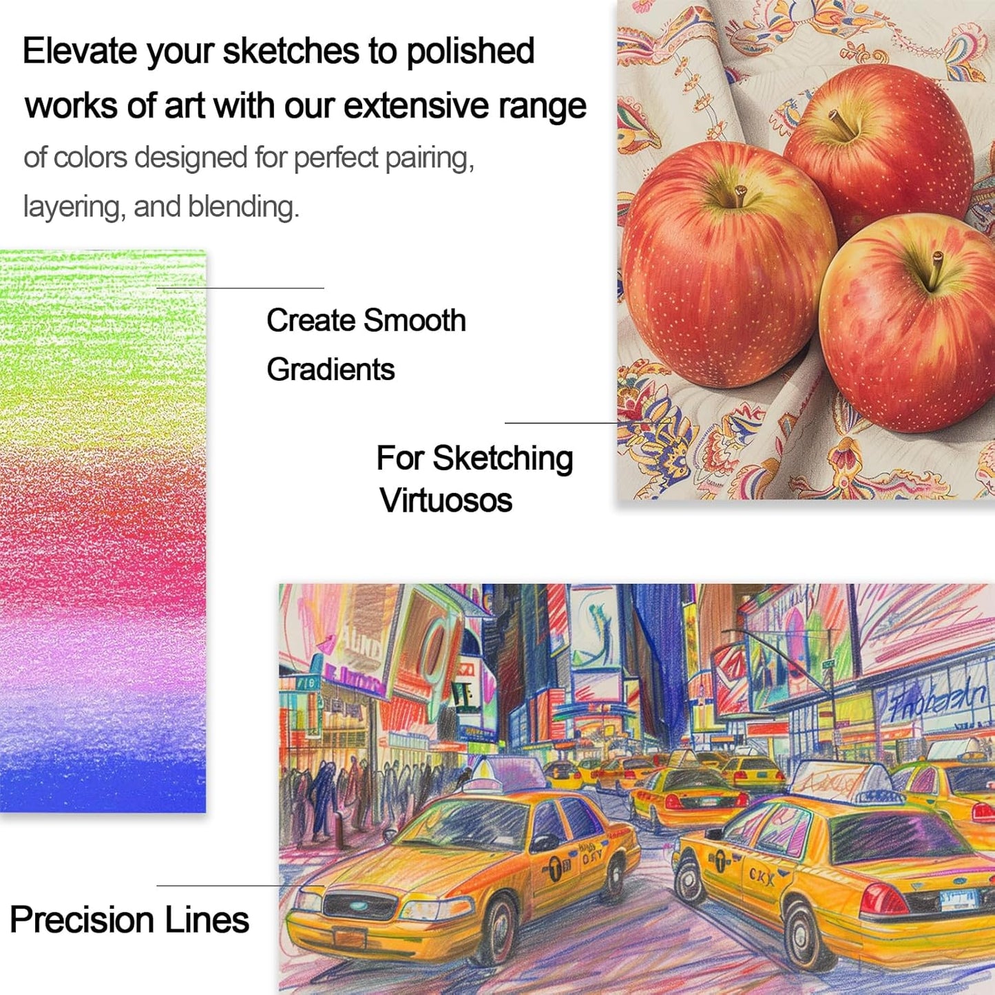 Colored Pencils for Adult Coloring Books, 72 Colors Drawing Pencils with Oil-Based Cores, Professional Art Supplies for Artists, Coloring Pencils for Adults, Color Pencils Set for Beginners and Teens.