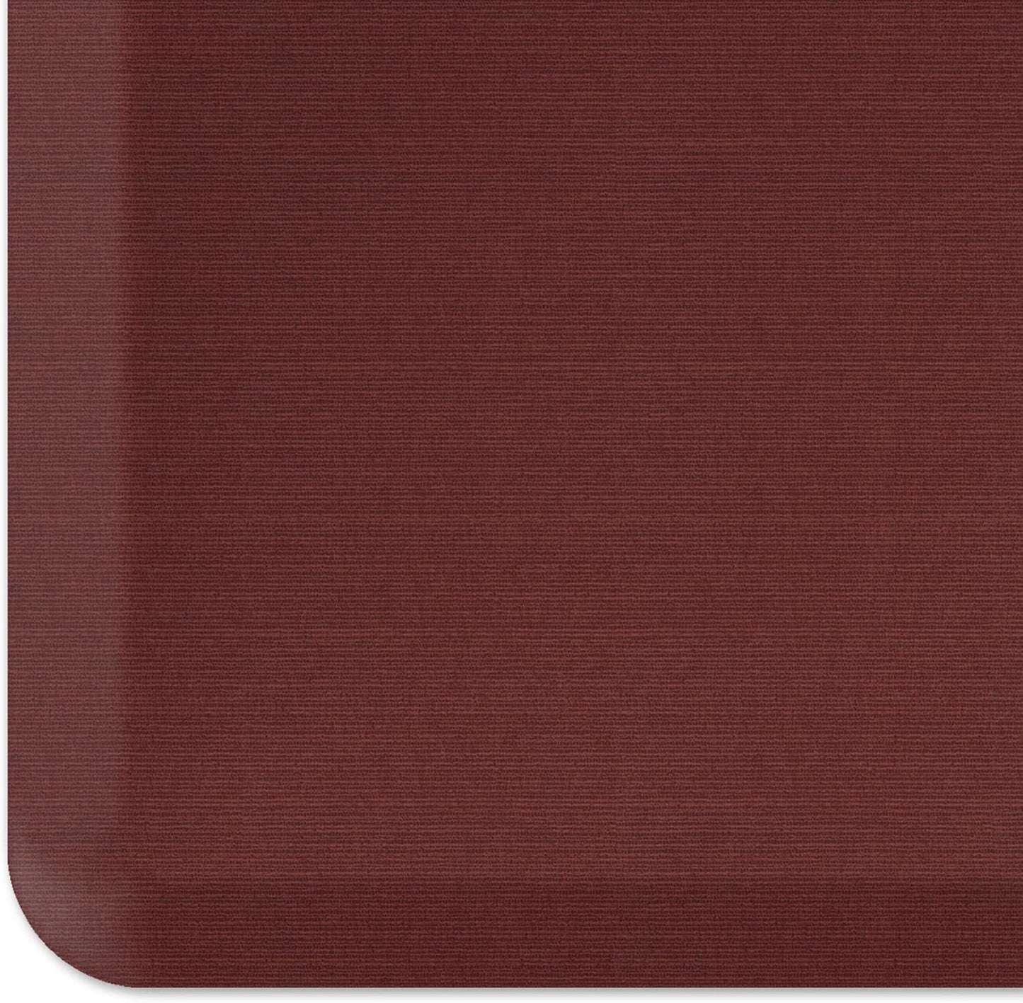 NewLife by GelPro Decorative Foam Floor Mat, 30" x 108", Grasscloth Crimson