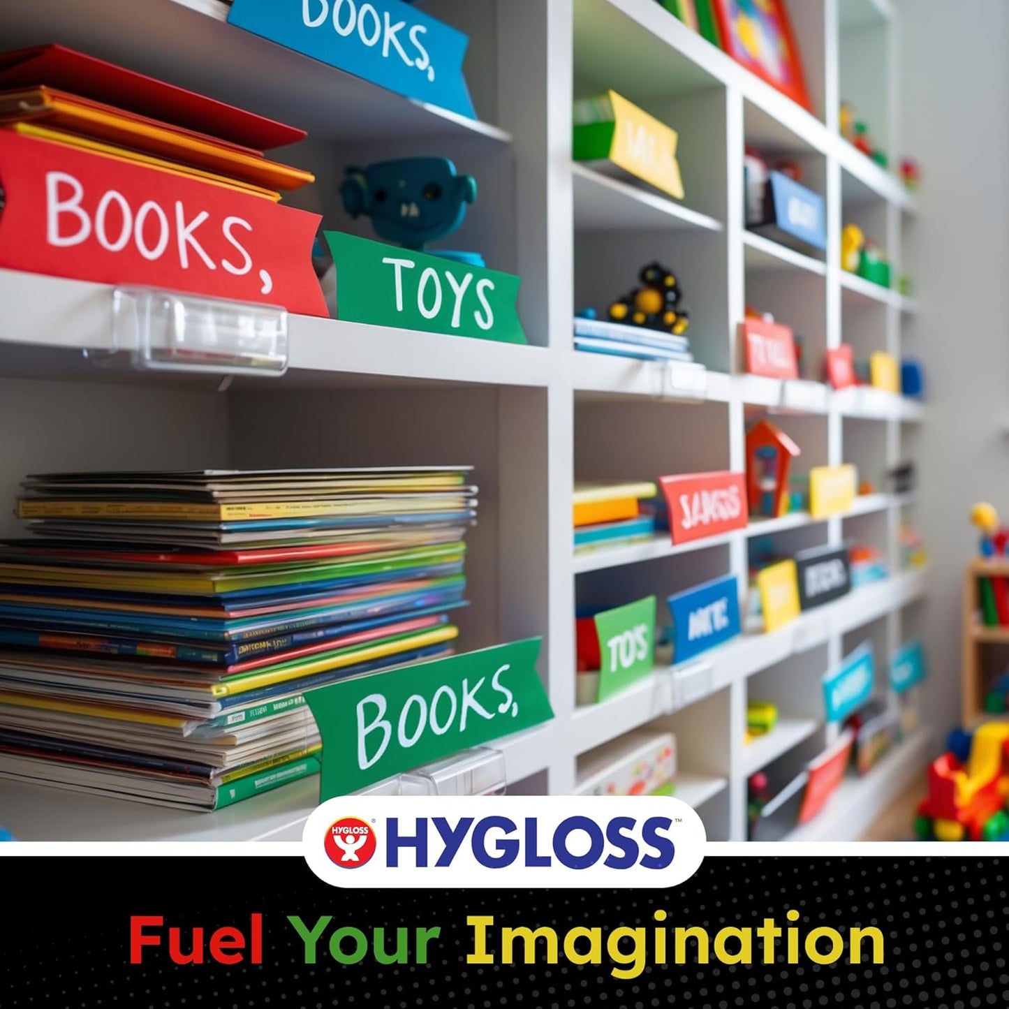 Hygloss Small Colored Poster Board 4x11 - 50 Assorted Standard Color Poster Boards Bulk Pack - Red, Yellow, Green, Blue, Black - 10 Pt. Thickness Poster Board Paper - Posterboard Multipack 4" x 11"