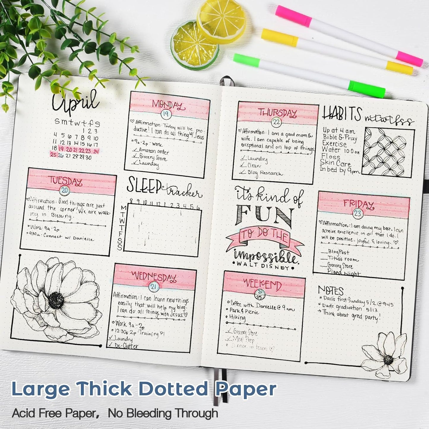 Dotted Journal, Hardcover Notebook 8.5 x 11, Dot Grid Notebook Journal for Women, Men, Large Leather Journals for Writing, Bullet, No Bleed Thick Paper, A4 Notebooks for Work, School, Notes, Purple