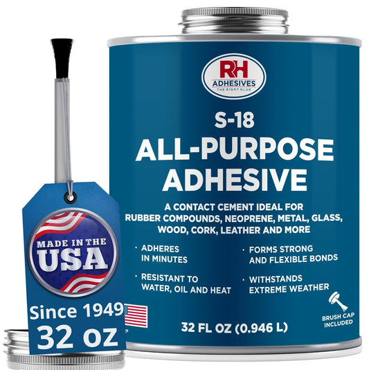 S-18 All-Purpose Adhesive, 32 oz. can - RH Adhesives