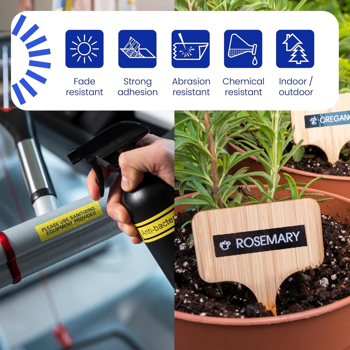 Brother TZe135 Laminated Tape, 1/2 Inch, White on Clear