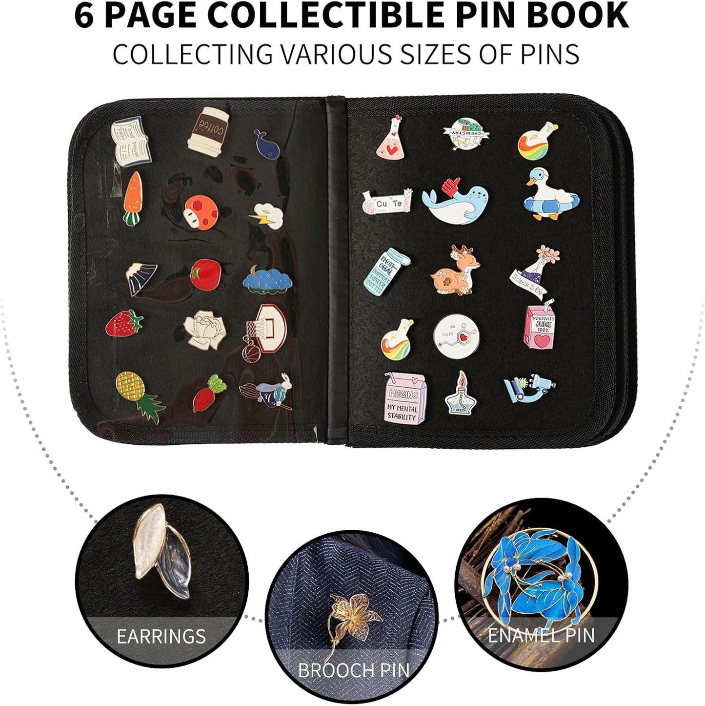 Pin Bag Pin Display Book