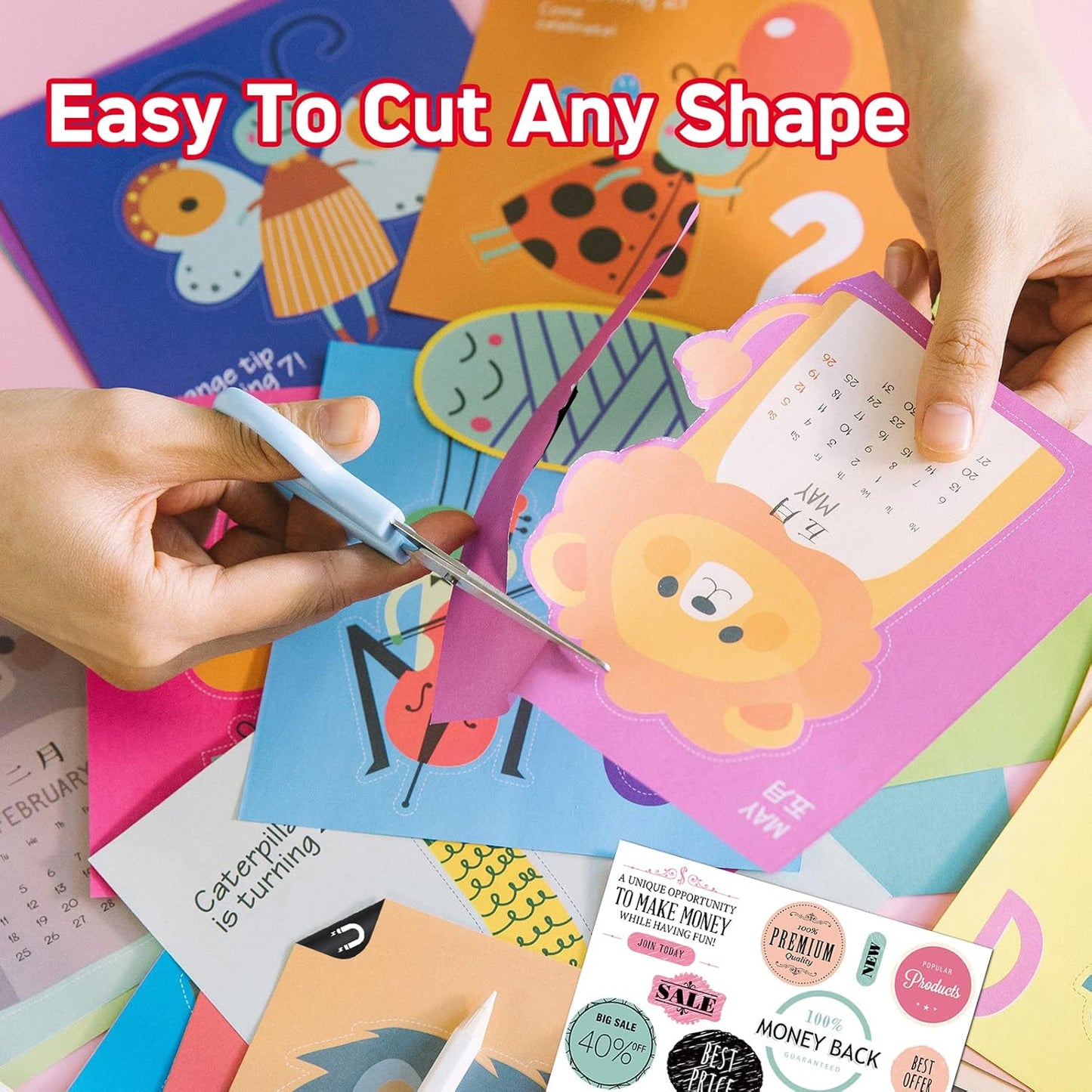 50 Sheets Bulk Printable Magnet Matte Sheets for inkjet printer Make Refrigerator Photo 13.5mil 8.5 x 11 inches Thick magnetic printer paper for cricut