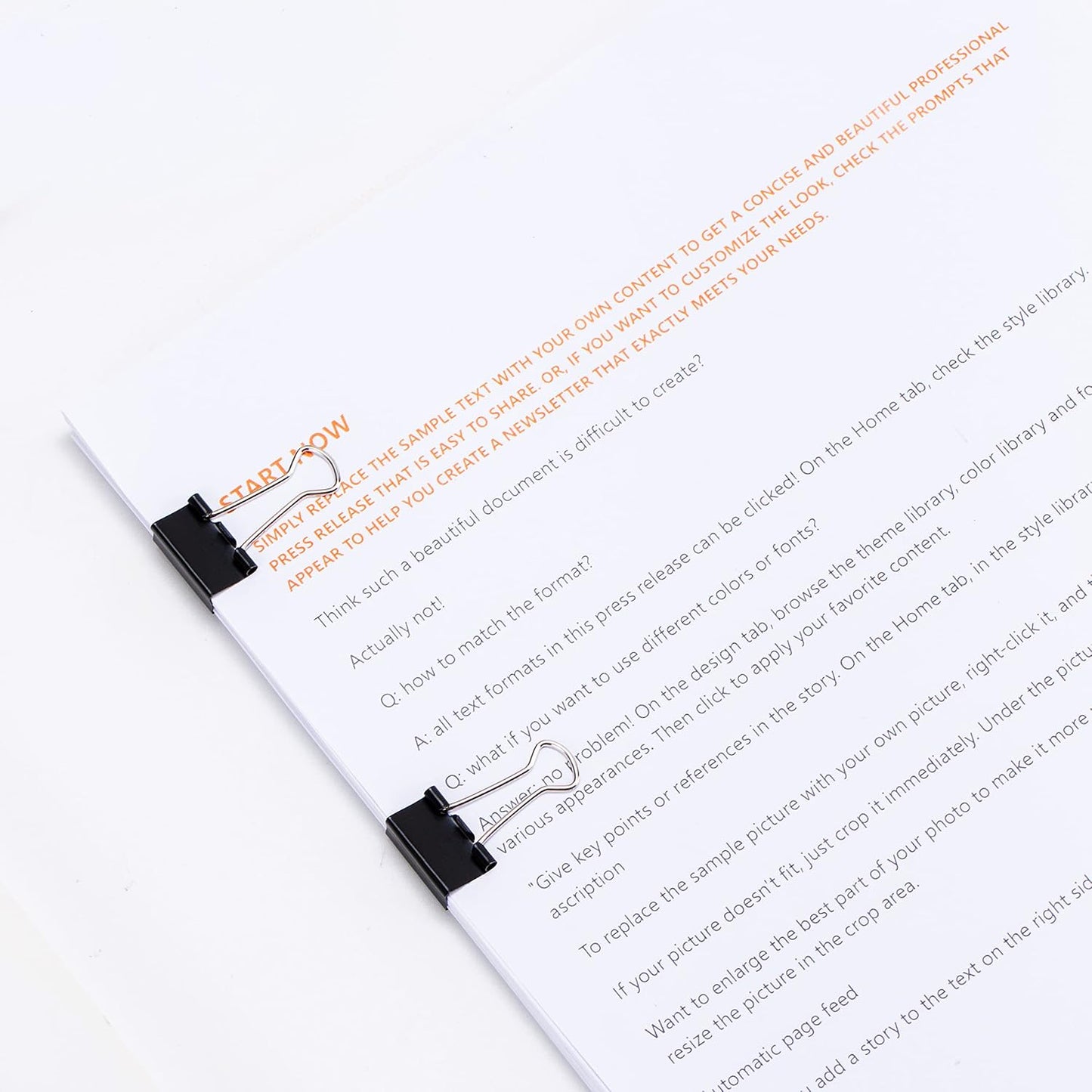 Amazon Basics Sturdy Binder Clips for Office Use, 144 Count (12 Pack of 12), Small, 0.75 in, Black