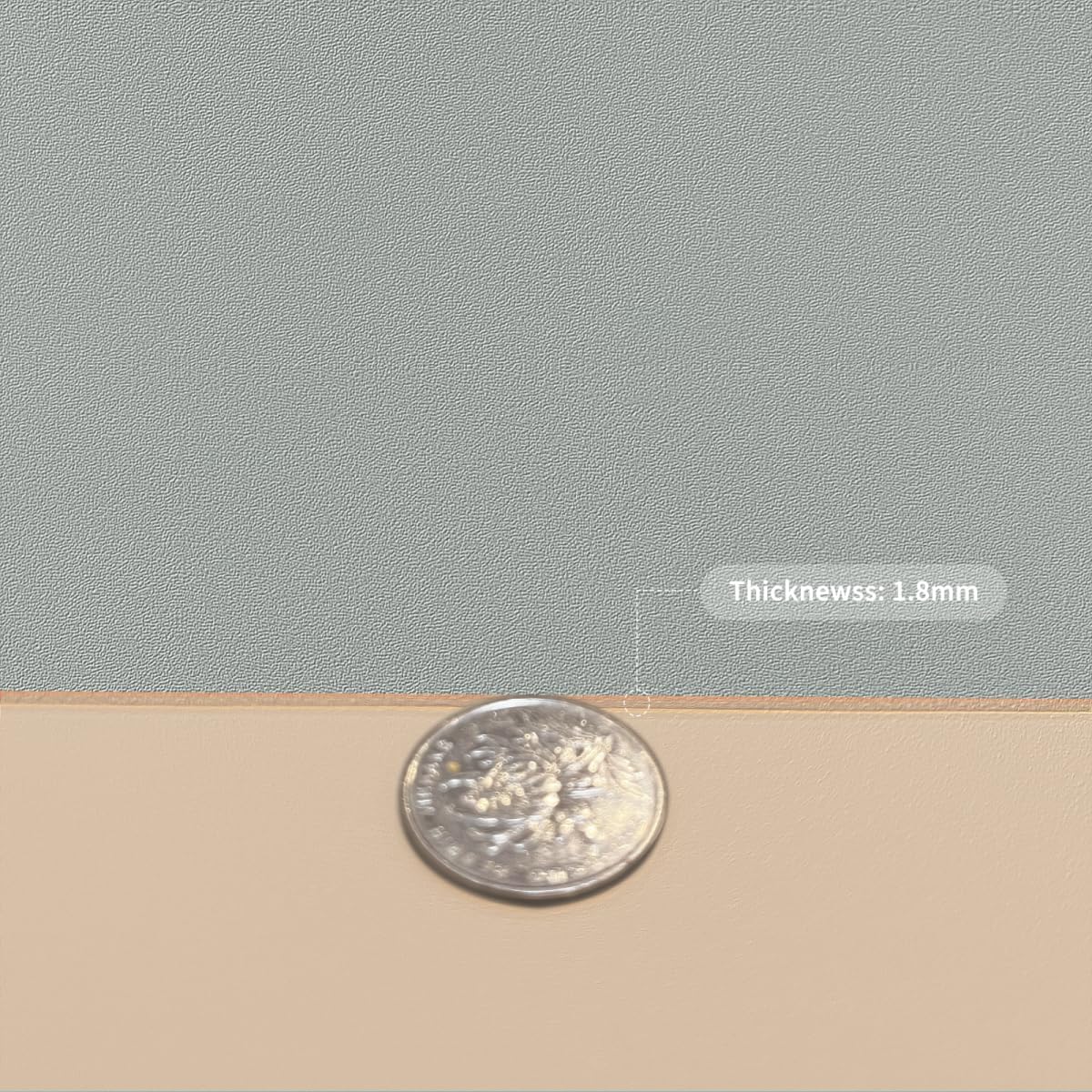 Table Pad for Dining Room Table - Can Be Used On Both Sides Waterproof and Easy to Clean Good Flatness Used for Dining Table(Light Brown+Gray 44x72)