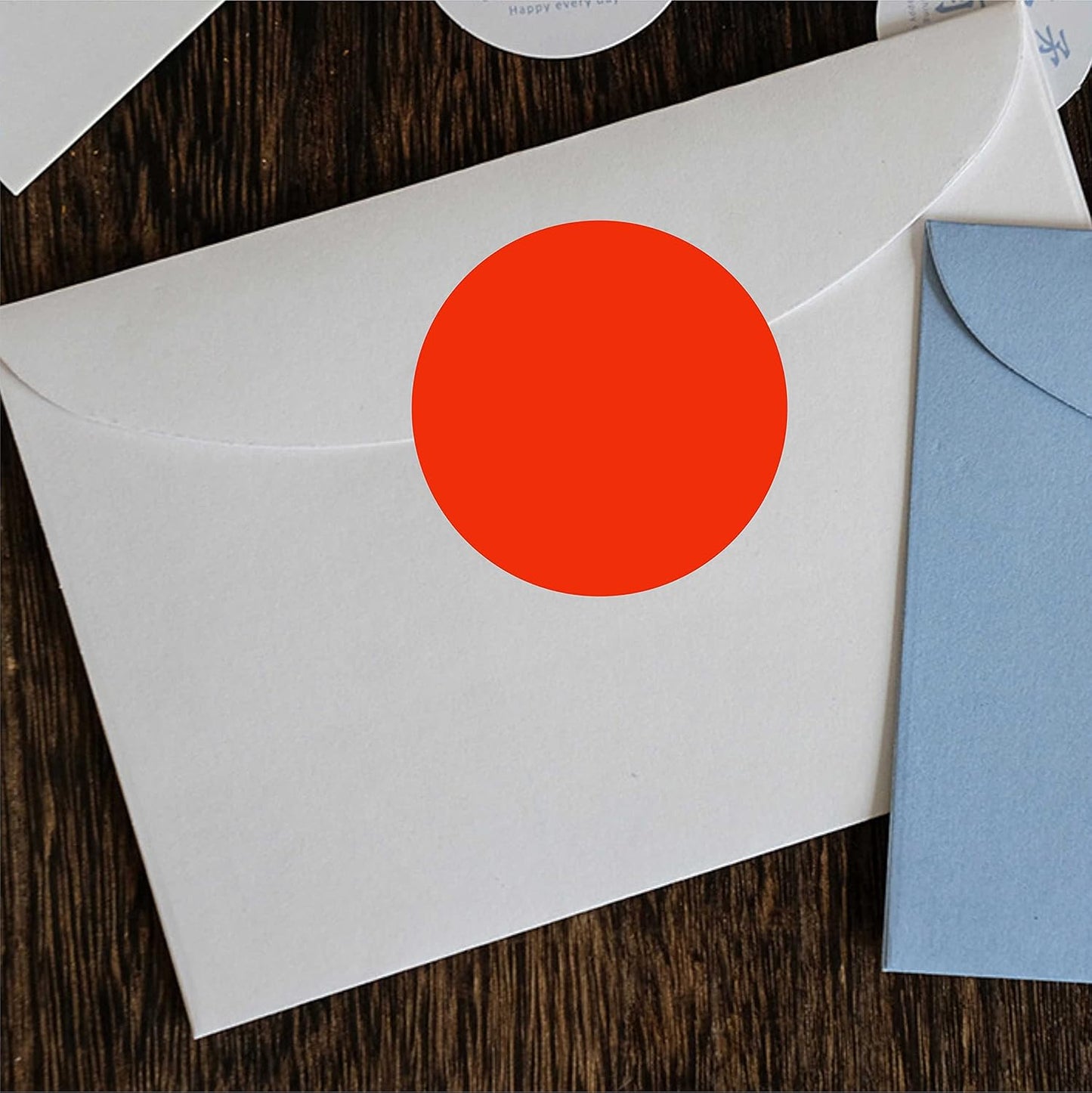 PARLAIM 2" Red Round Color-Code Circle Dot Labels on a Roll, 500 Stickers, 2 inch Diameter for Inventory Garage Sale Office School