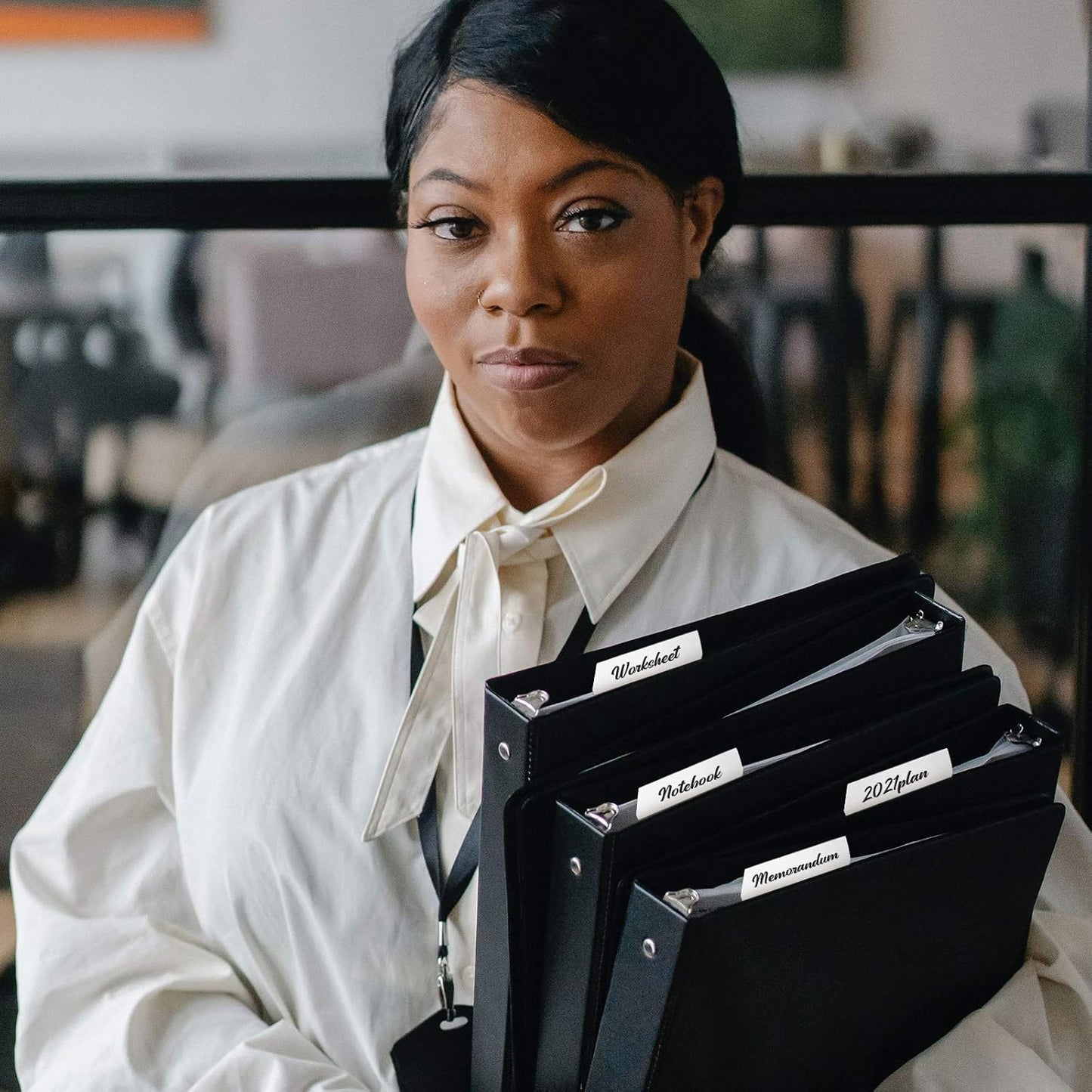 Zonon 400 Pieces Tabs 2 Inch Sticky Index Tabs, Writable and Repositionable File Labels Flags White Page Pop up Markers Labels for Reading Notes, Books and Classify Files