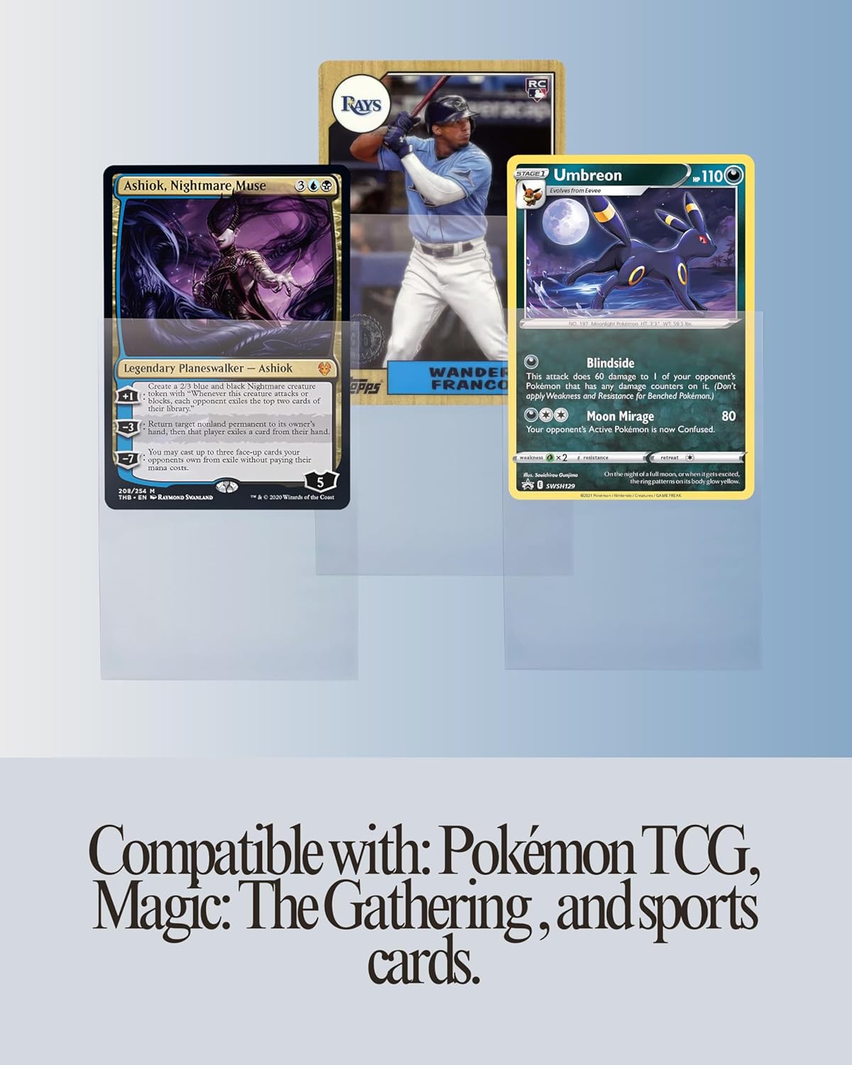 TitanShield 125 Count 60-Microns Thickness Soft Penny Card Sleeves 2-5/8” x 3-5/8” (67x94mm), Ultra Clear