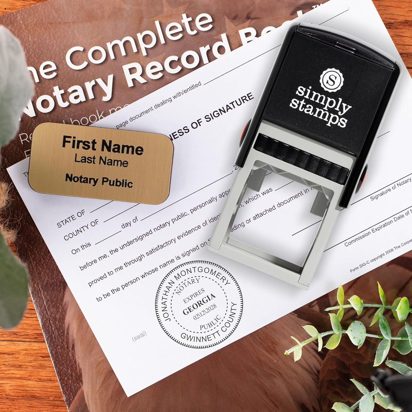 Rhode Island Round Notary Stamp | Official State Notary Stamp | Official Seals | Meets State Specifications (Rhode Island, Round Stamp)