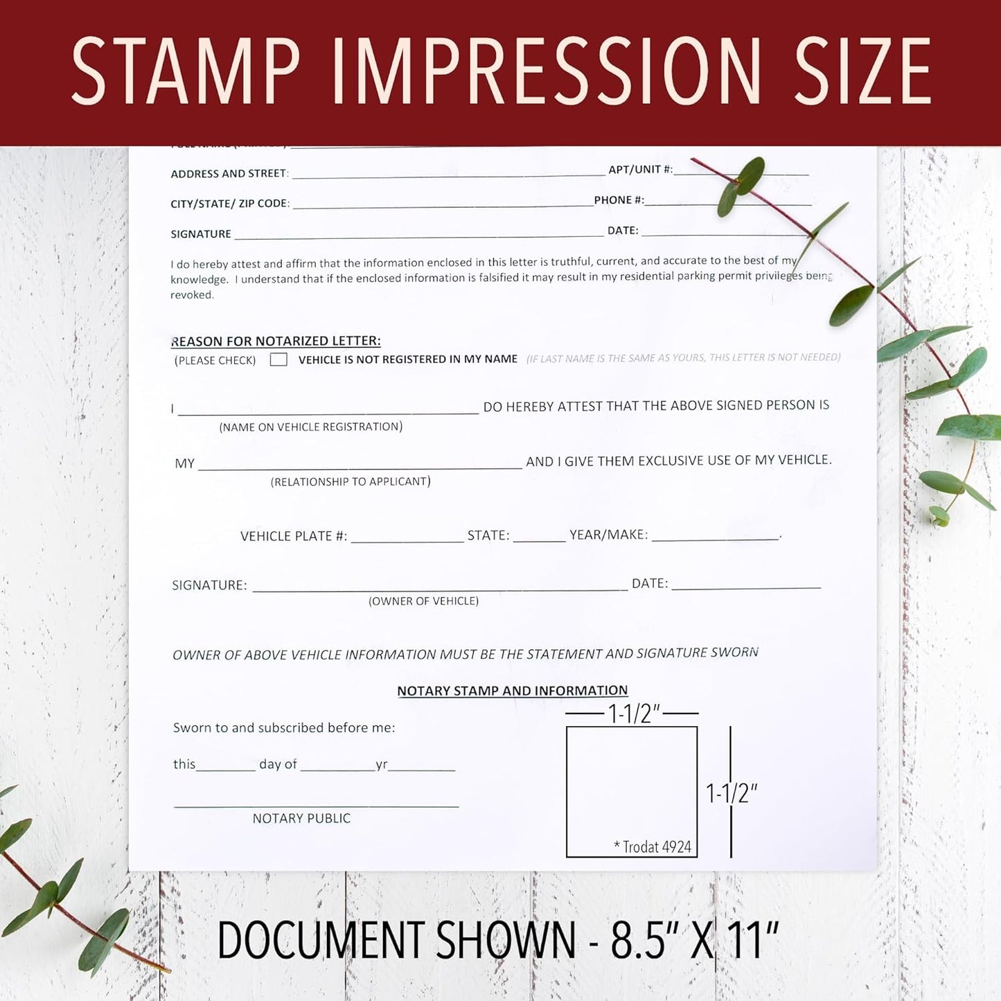 Utah Round Notary Stamp | Official State Notary Stamp | Official Seals | Meets State Specifications (Utah, Round Stamp)