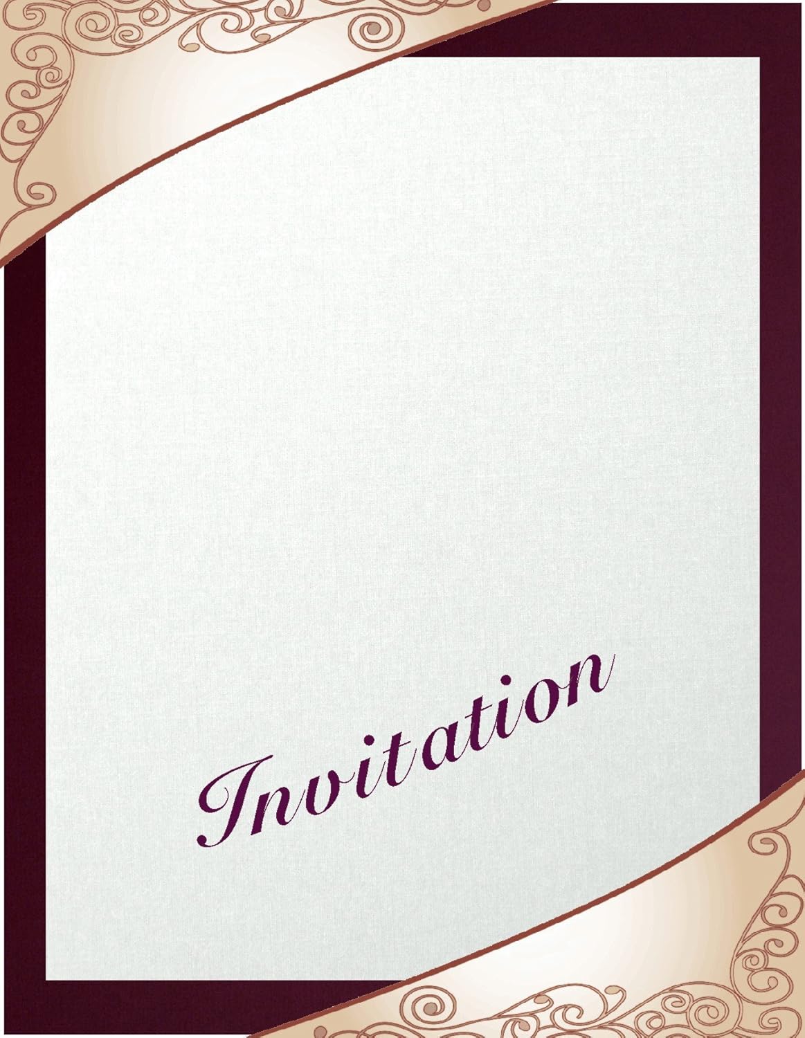 25 Dark Burgundy Linen 80# Cover Paper Sheets - 8.5X11 Inches Standard Letter|Flyer Size - 80 lb/pound Card Weight - Fine Linen Textured Finish - Deep Dye Quality Cardstock