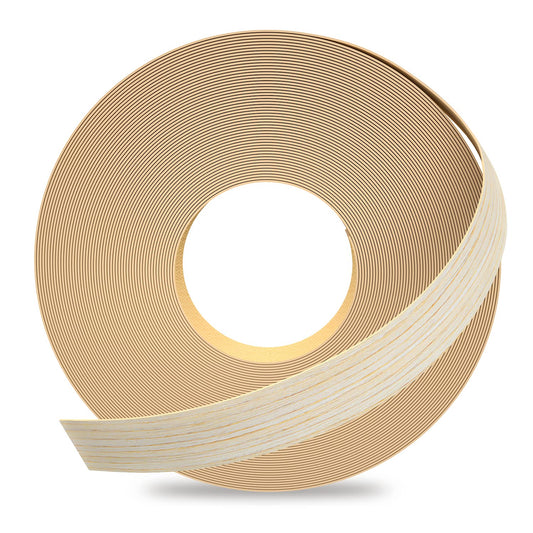 GSCIT Club Oak Edge Banding, 5/8 inch x 500ft roll of Veneer Edge Banding Preglued Flexible, Real Wood Tape Banding Plywood