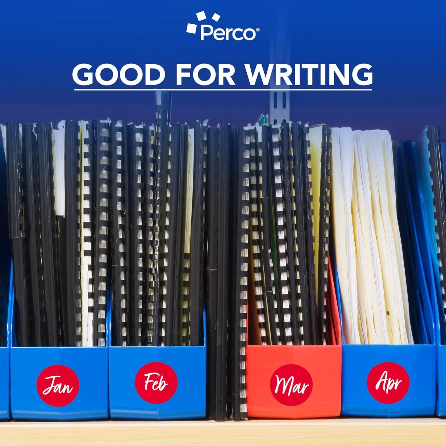 Perco Red 2-Inch Perforated Circle Dot Sticker Labels — 10 Rolls, 5,000 Round Stickers — with Permanent Adhesive for Organizing, Color Coding, Bin Labeling, Packaging Alerts—Made in USA