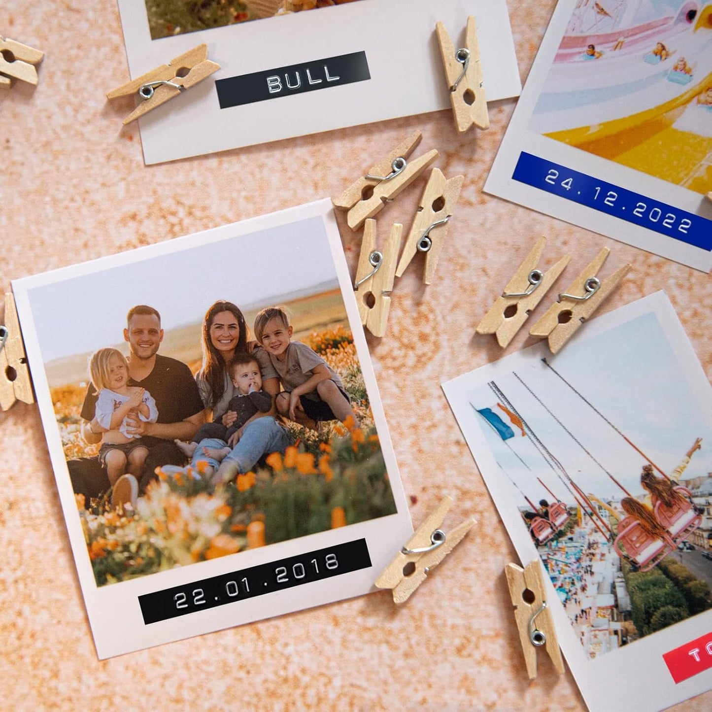 UNOKA Embossing Tape Neon Compatible for DYMO Organizer Xpress Label Maker Refills, 3/8 3D Plastic Colored, Neon Pink/Orange/Green/Red/Blue/Black for Dynamo S0717930 Omega Junior Embosser, 6 Pack