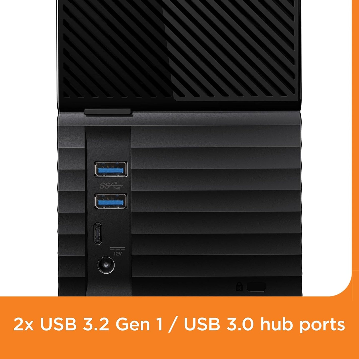 Western Digital 24TB My Book Duo Desktop RAID External Hard Drive HDD, USB 3.1, With Password Protection and Auto Backup Software - WDBFBE0240JBK-NESN