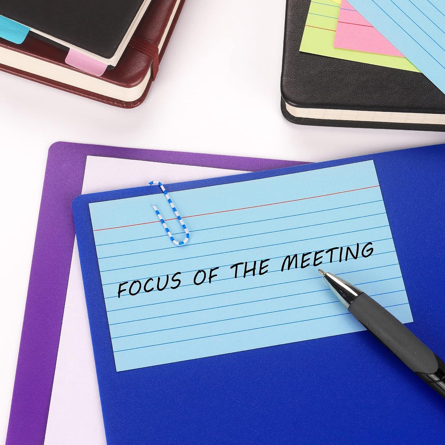 Tamaki Colored Index Cards 3 X 5 Ruled Note Cards Flash Cards for Studying, Home and Office Ruled Index Cards, 180 Count