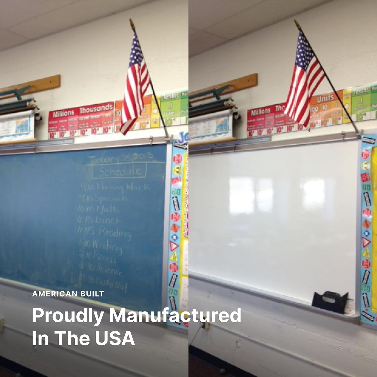 Everase Dry Erase Whiteboard Resurfacing Film Roll (17 ft. x 61") – Peel & Stick, Converts Chalkboards & Stained Whiteboards, Durable, Scratch/Stain-Resistant, Eco-Friendly, Refinish in 30 Mins.