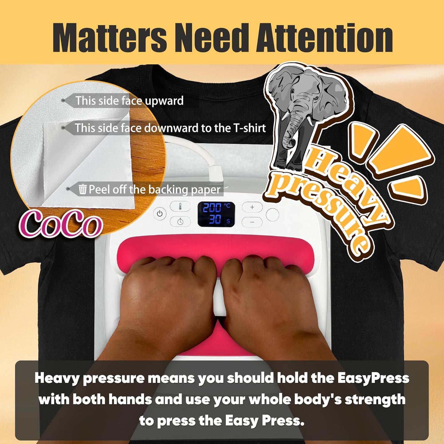 TransOurDream Tru-Sublimation Blanks CoCo Sets, Silky Fabric 10 Sheets for Cotton, Light/Dark Fabrics and Sublimation Paper 130g 30 Sheets 8.5x11’’