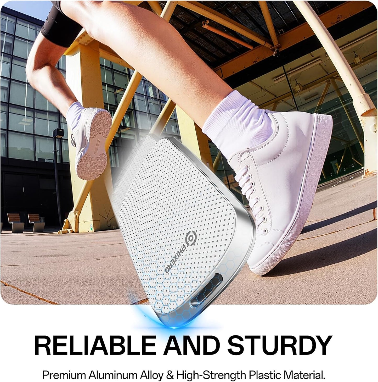 PHIXERO P5PLUS Portable SSD 4TB Up to 550MB/s, USB 3.2 Gen 2 External Solid State Drive，USB C to C&A for Smartphone，Tablet，PC，Labtop (White)