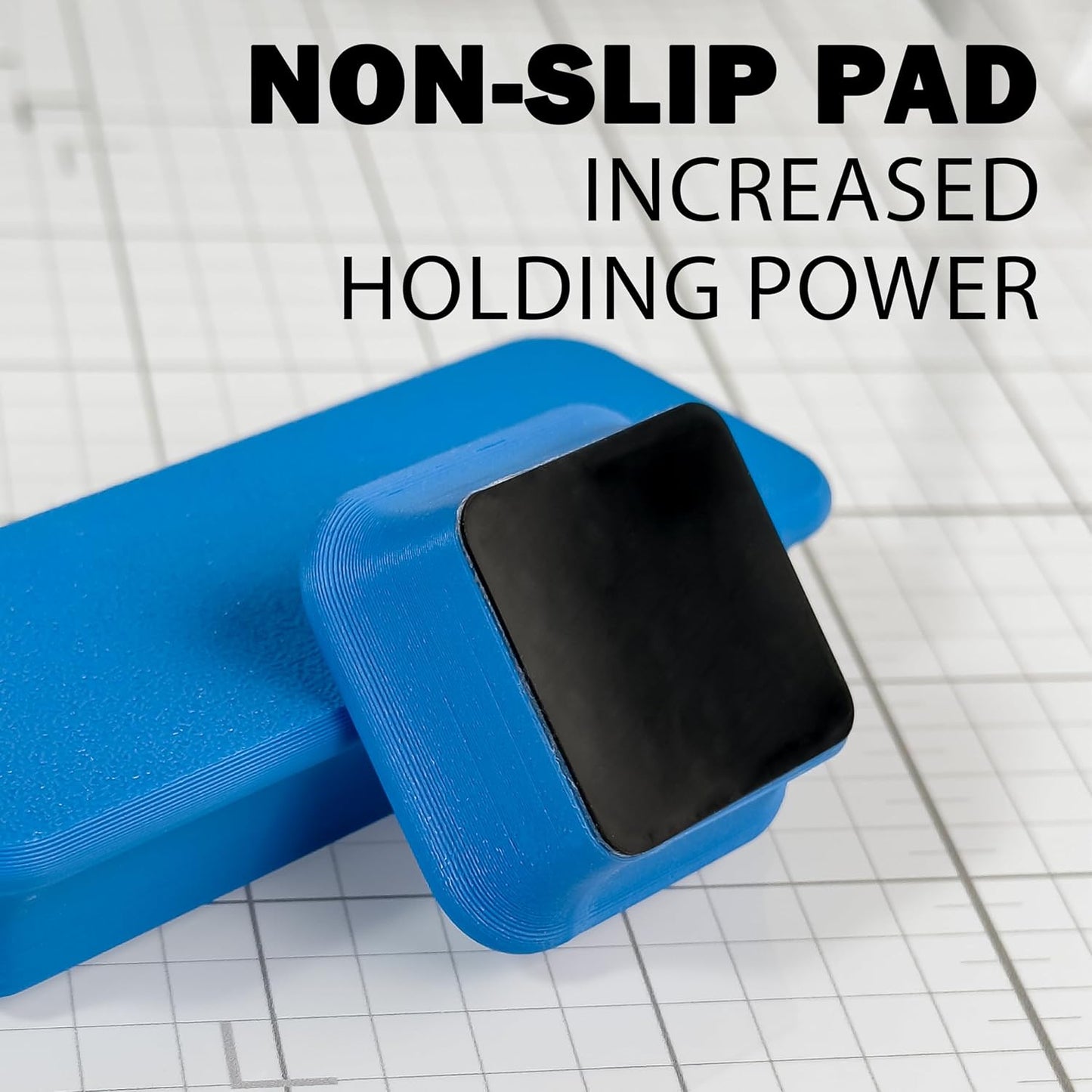 Glassboard Studio MiniBar Magnet - Strong Neodymium Rare Earth Magnets for Fridge, Whiteboard, Locker & Magnetic Glassboards - Ideal for Crafting & Office Use - Strong Fridge Magnets (Steel Gray, 12)