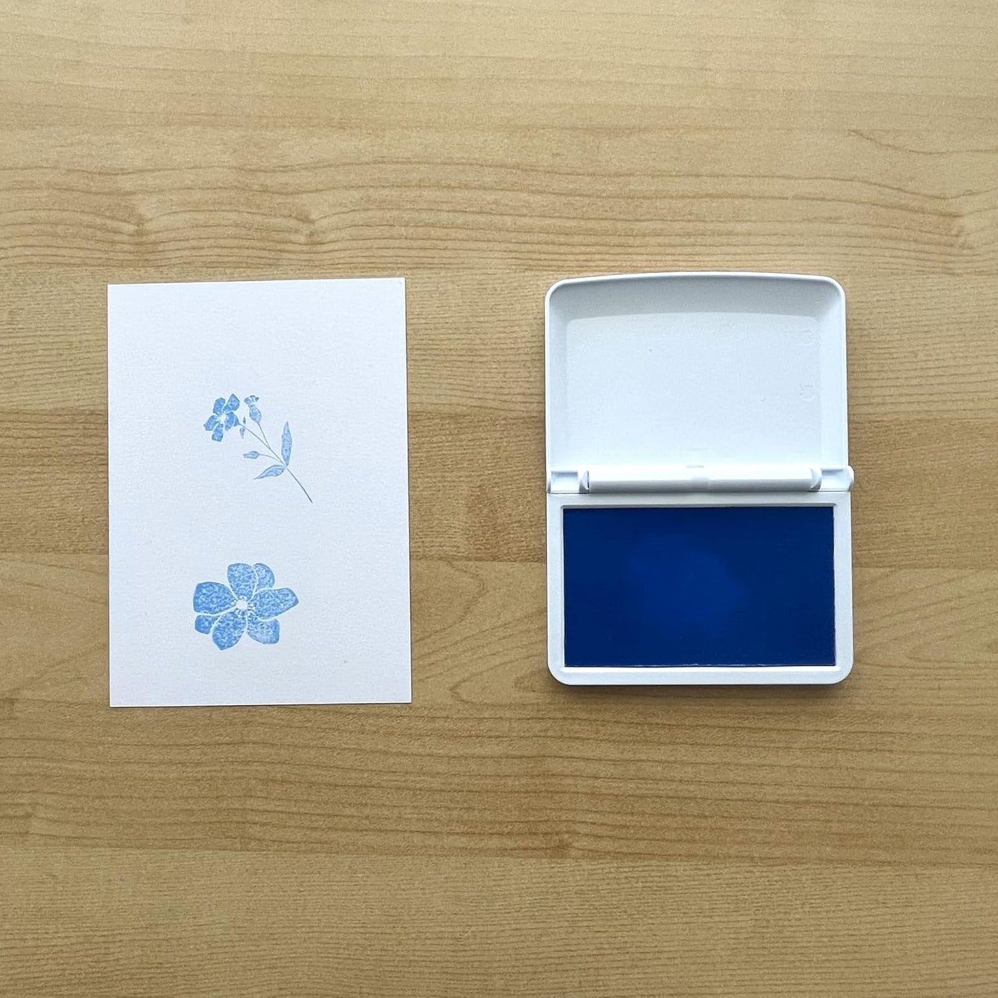 COLOP Make Series, Ink Stamp Pads, with Non-Toxic Premium Ink, Water-Based Acid-Free (Calm Blue, Make 3-3-1/2" x 6-1/4")