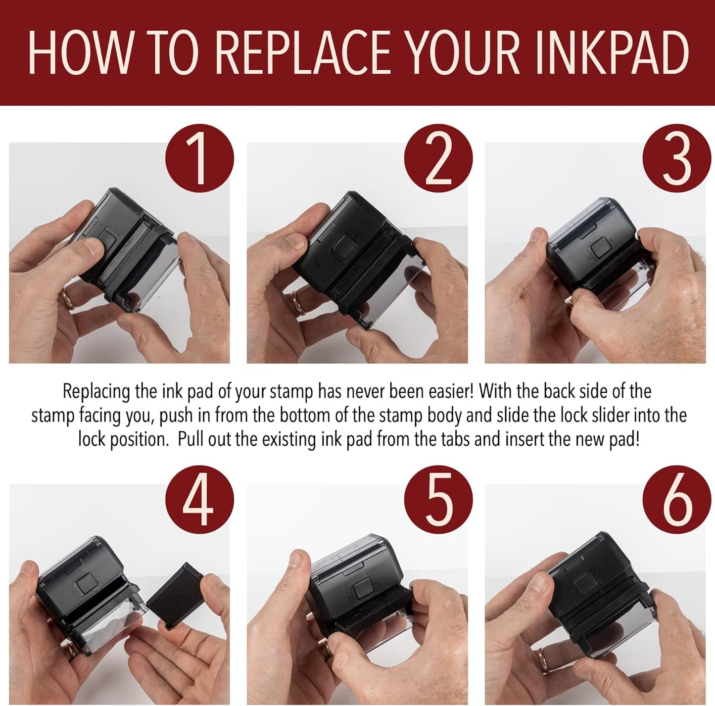 Alabama Rectangular Notary Stamp | Official State Notary Stamp | Official Seals | Meets State Specifications (Alabama, Rectangular Stamp)