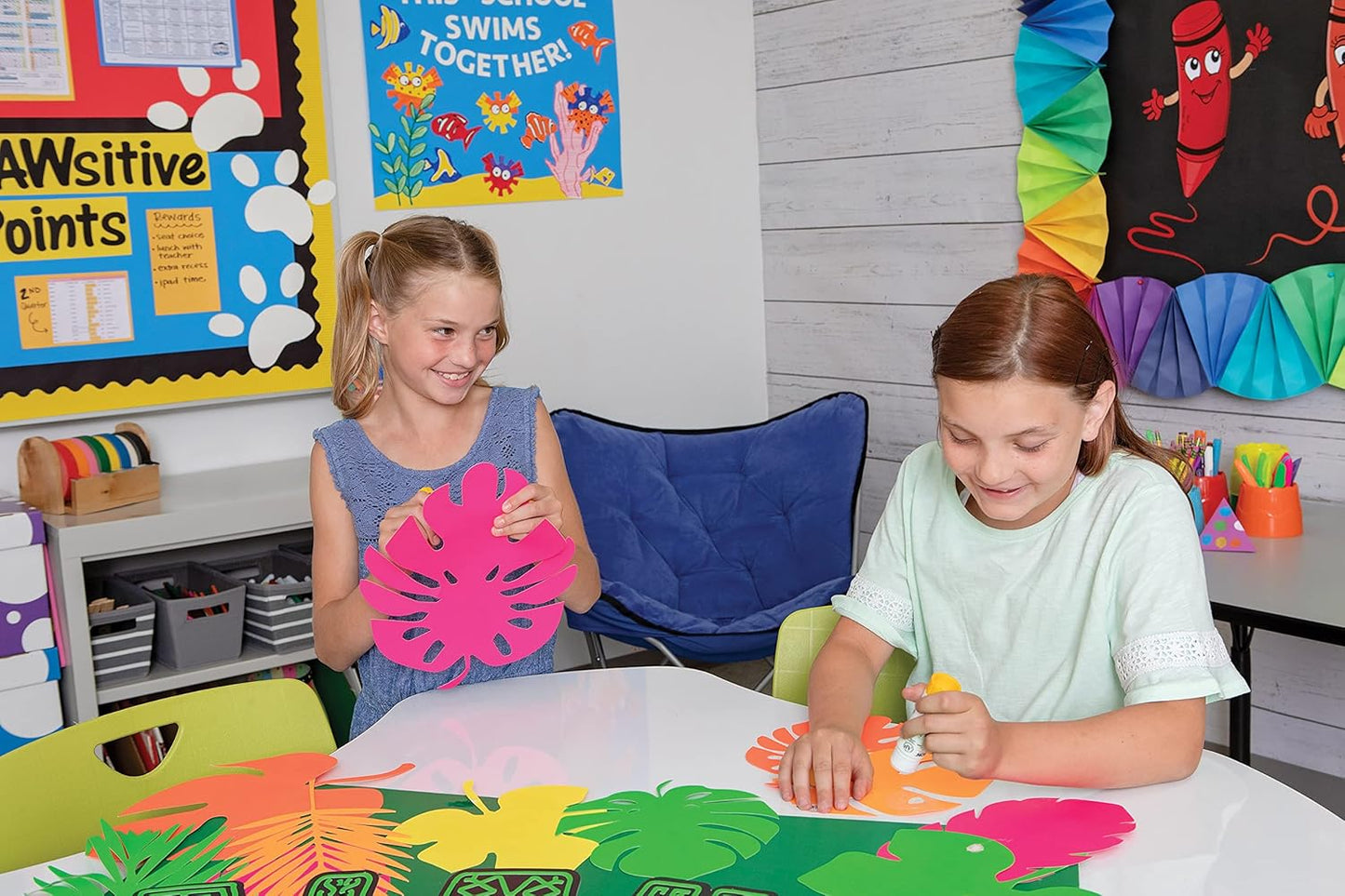 Prang Washable Glue Stick, Blue.28 Oz, 1 Count