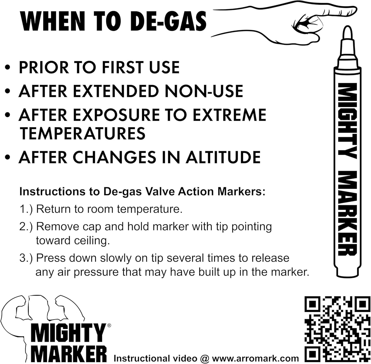 FM-46 Auto Body and Glass Super Jumbo Paint Marker, No-Ghost Formula, Water-Resistant, Valve Action, Removable, Water-Based, 30ml Capacity, Made in USA, Fl. Red 3 Pack