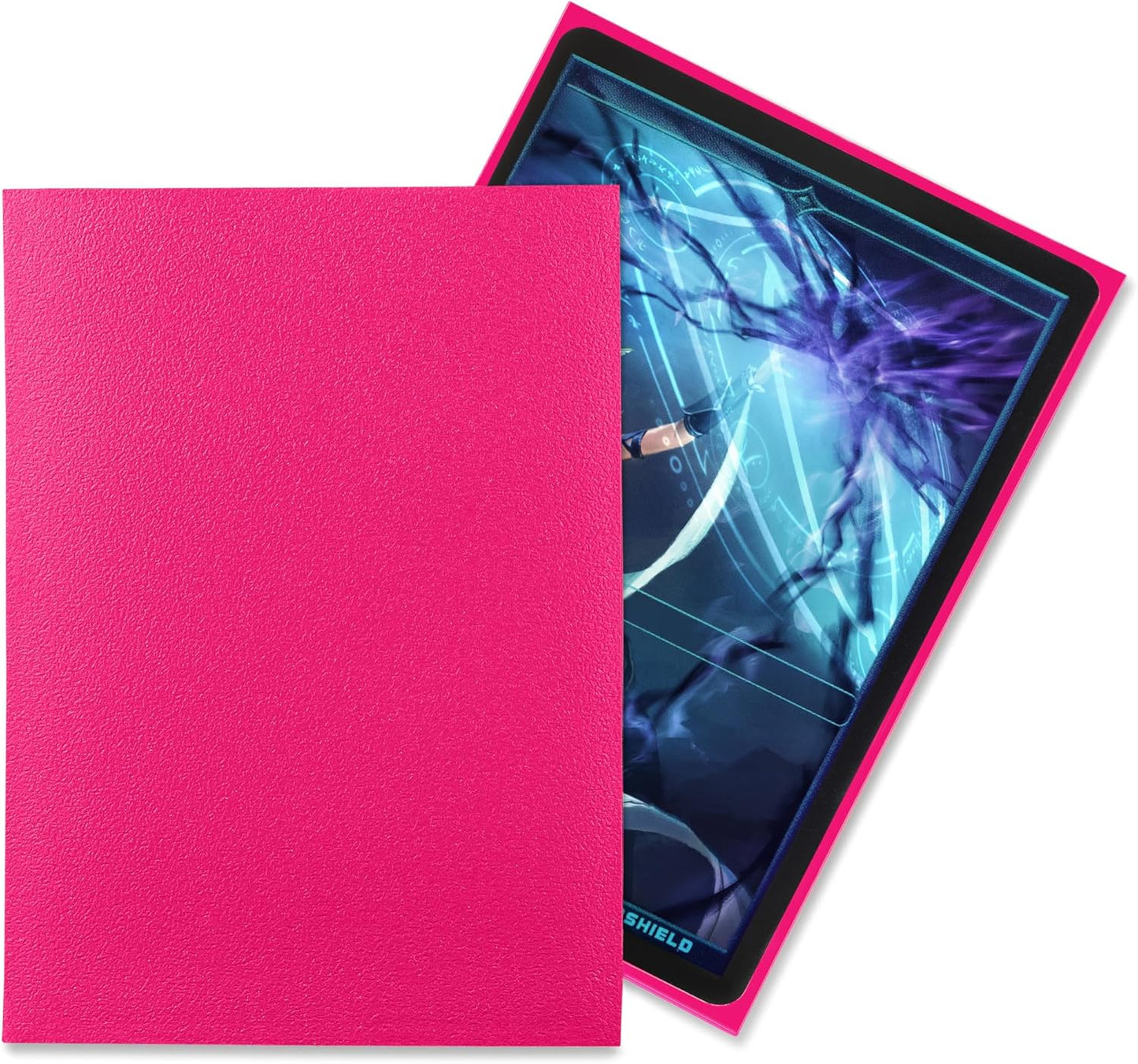 TitanShield Premium Viva Magenta150 Sleeves Standard Size Board Game Trading Card Sleeves Deck Protector for Magic The Gathering MTG, Baseball Collection, Dropmix