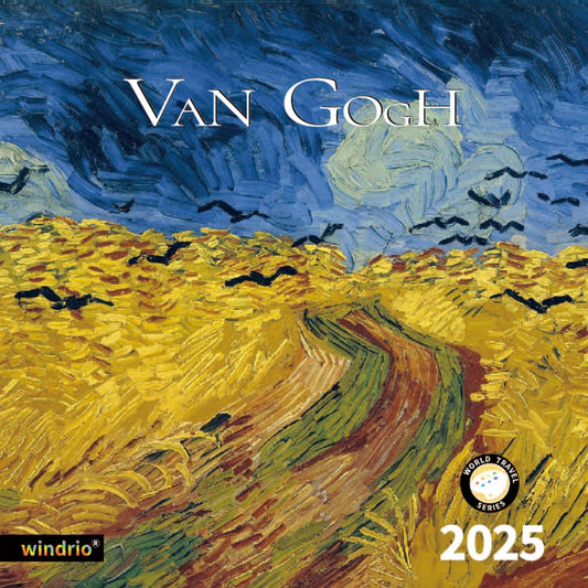2025 Wall Calendar,Calendar 2025, January 2025 - December 2025, Wall Calendar Vincent van Gogh Painting, 12" x 24" Opened,Full Page Months Thick & Sturdy Paper for Calendar Organizing & Planning