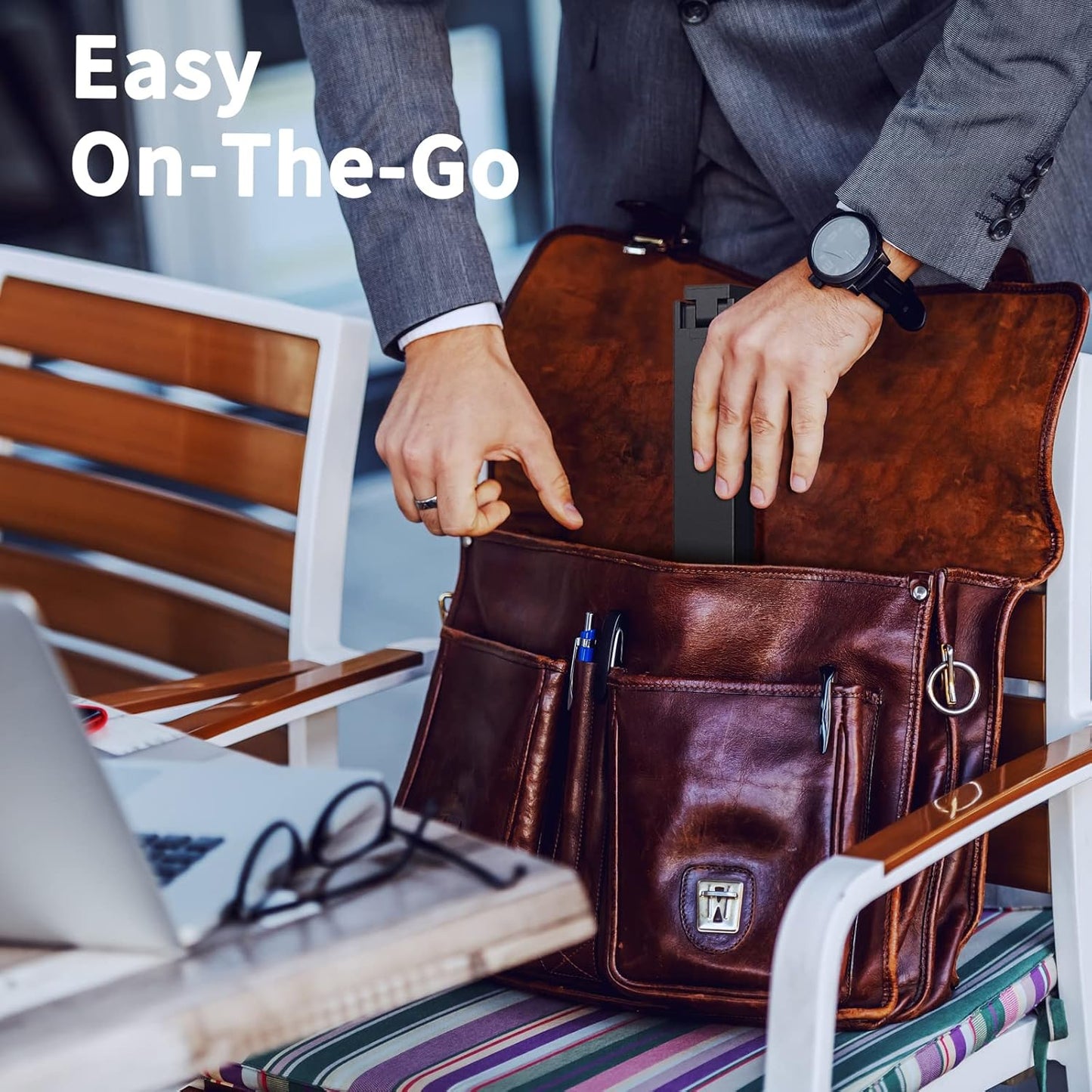 CZUR Portable 12MP Document Scanner, USB Document Camera, Fast Scan 1s/Page, Capture Size A4, OCR Function, Travel-Friendly Mobile Scanner for Mac & Windows, Lens1200 Pro (Not for Books)