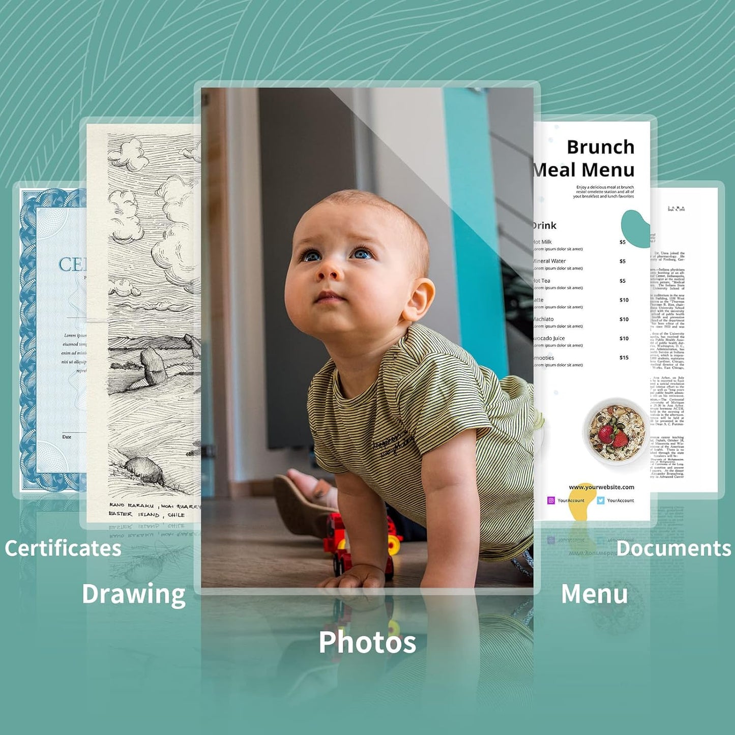 5 mil Thermal Laminating Sheets 3000 Packs, 9” x 11.5” Clear Laminating Pouches Holds 8.5 x 11 Inch Sheet, Letter Size Lamination Paper for Laminator - Rounded Corner