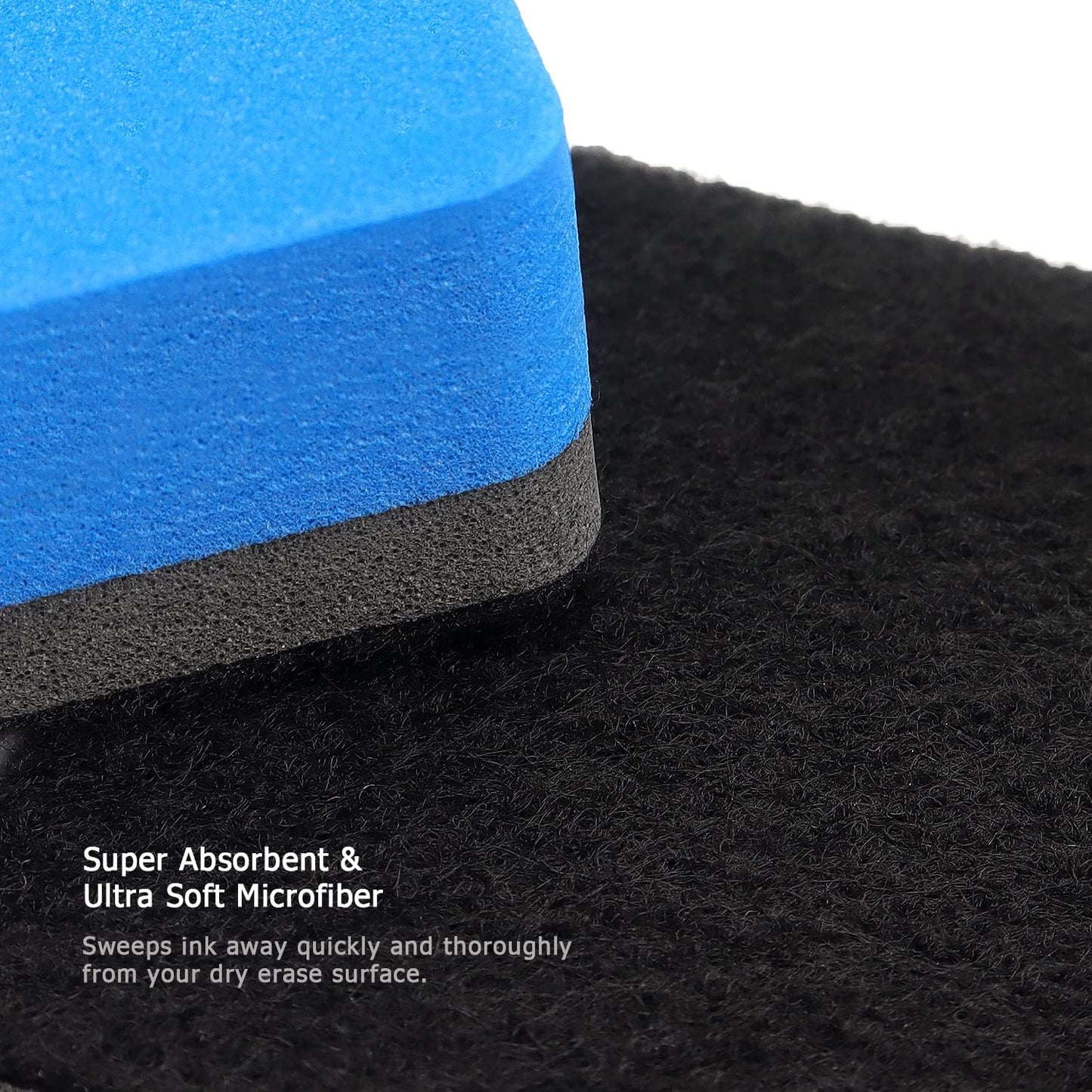 Tamaki 12 Pack Magnetic Whiteboard Eraser, Dry Eraser Board Erasers, Dry Erasers for White Board, Whiteboard Erasers for Kids Classroom, Blue