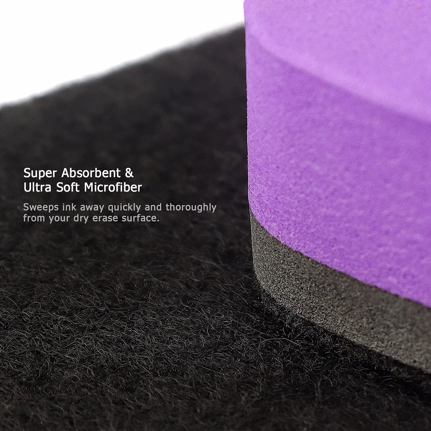 6 Pack Dry Erase Eraser Magnetic Whiteboard Dry Erase Eraser for White Board, White Board Erasers for Kids Classroom, 6 Colors