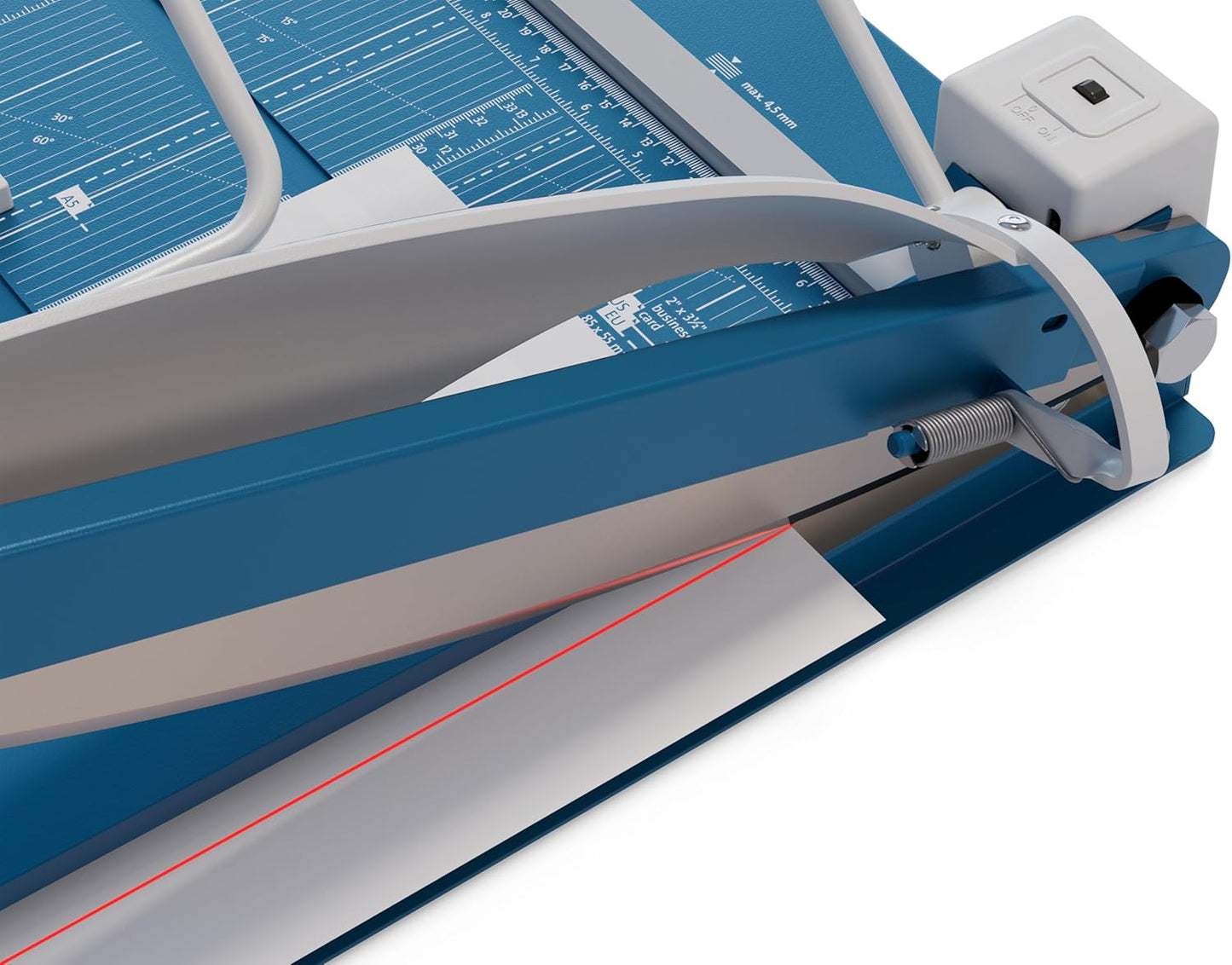 Dahle 564 Premium Guillotine Trimmer w/Laser, 14" Cut Length, 40 Sheet Capacity, Self-Sharpening, Manual Clamp, w/Safety Guard