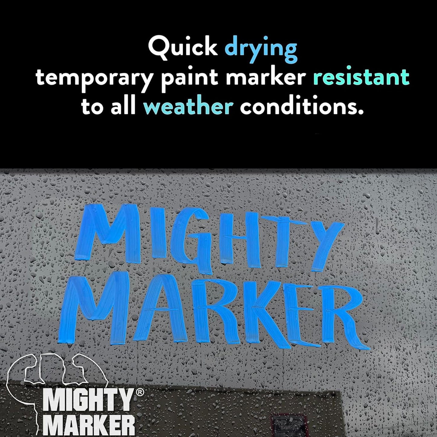 FM-43 Auto Body and Glass Paint Marker, No-Ghost, Highly Water-Resistant, 2.3mm Bullet Tip, Valve Action, 6 Bonus Reversible Tips, Made in USA - Fl. Red 6 Pack