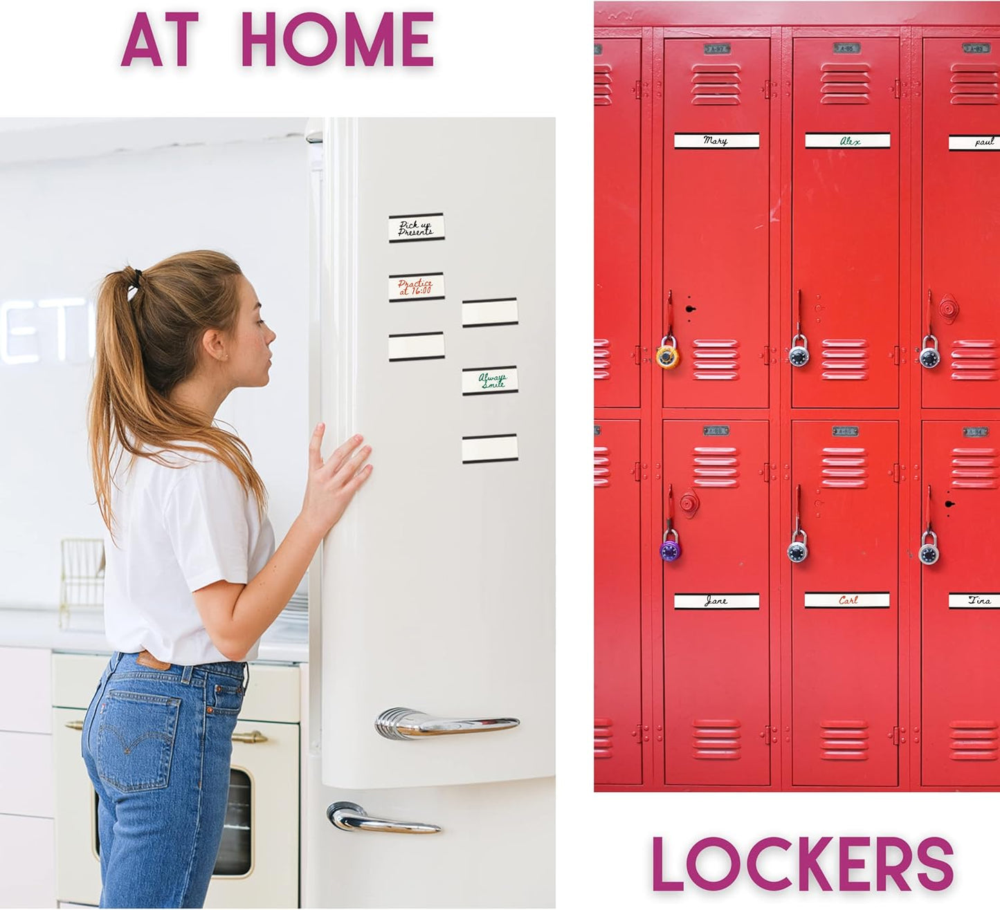 Availey 60 Pack Magnetic 'C' Channel Label Holders for Metal Racks and Shelves with Protective Films and Replacement Strips 4" x 0.75"