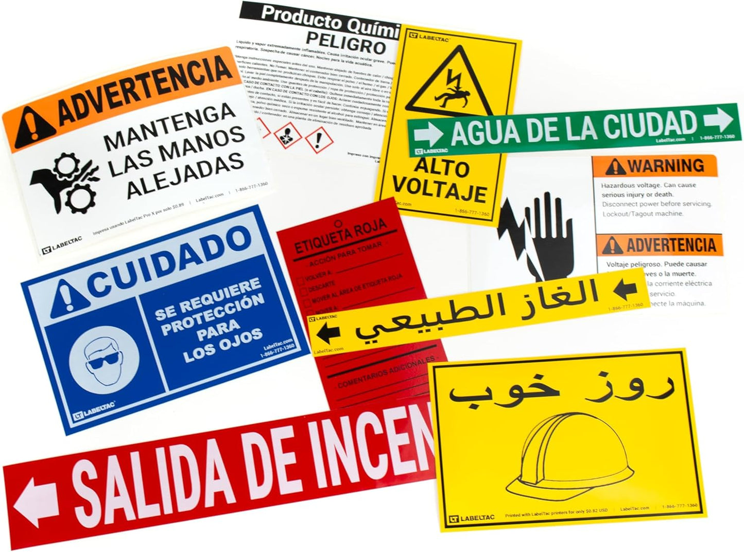 LT4/LT4P/LTPX Label Supply 1" x 150' Hi-Vis Yellow