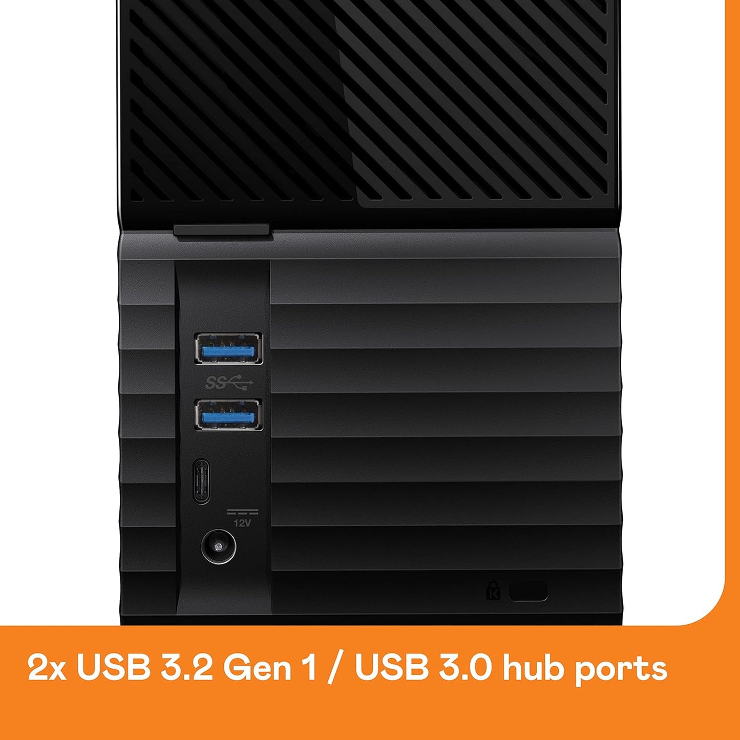 WD 44TB My Book Duo Desktop RAID External Hard Drive HDD, USB 3.1, With Password Protection and Auto Backup Software - WDBFBE0440JBK-NESN