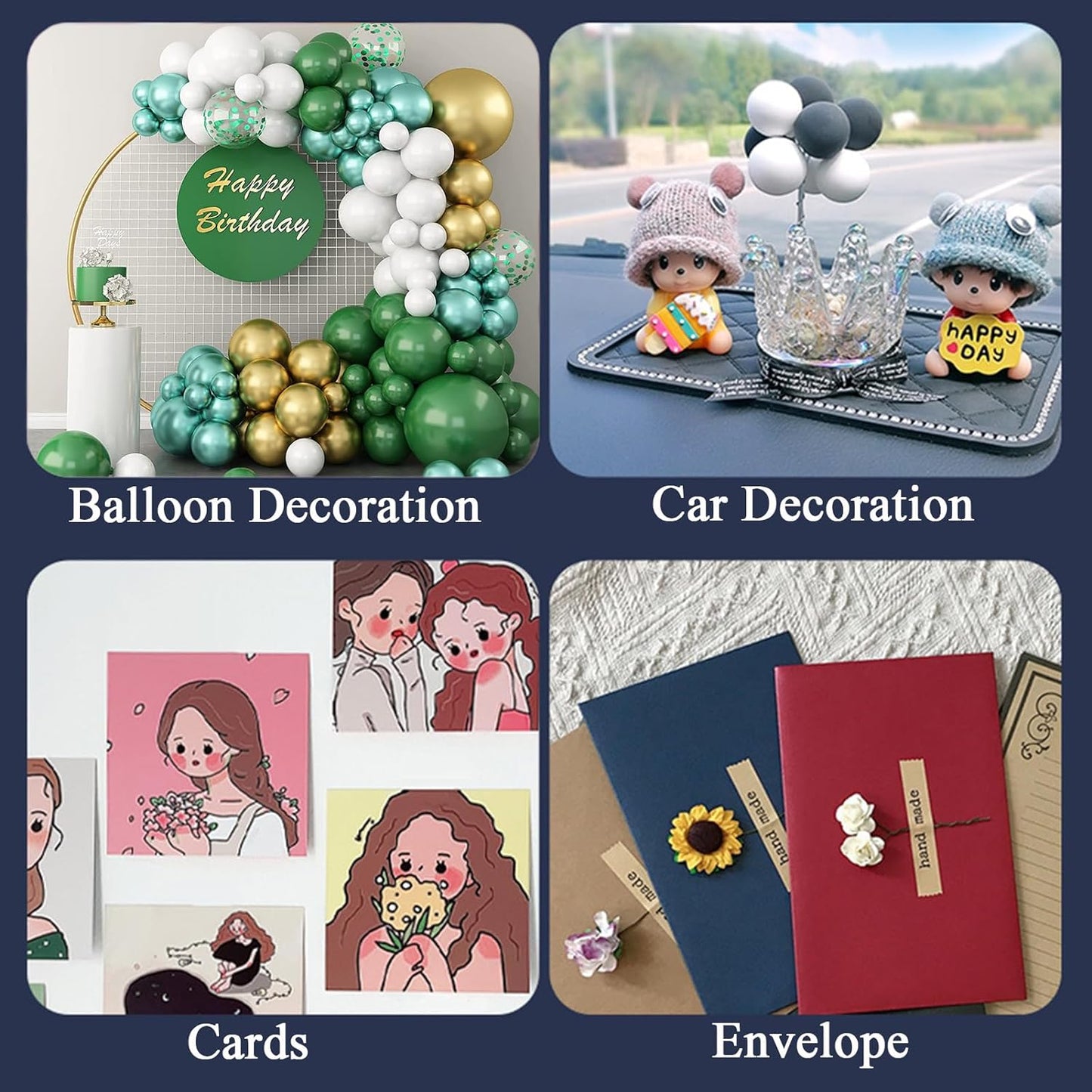 Adhesive Stick dots Two-Sided Sided Mounting Putty Stick Tack for Wall Hanging Crafts Balloons Festival Party Decorations,Clean Removable(0.59"*0.59"-700)