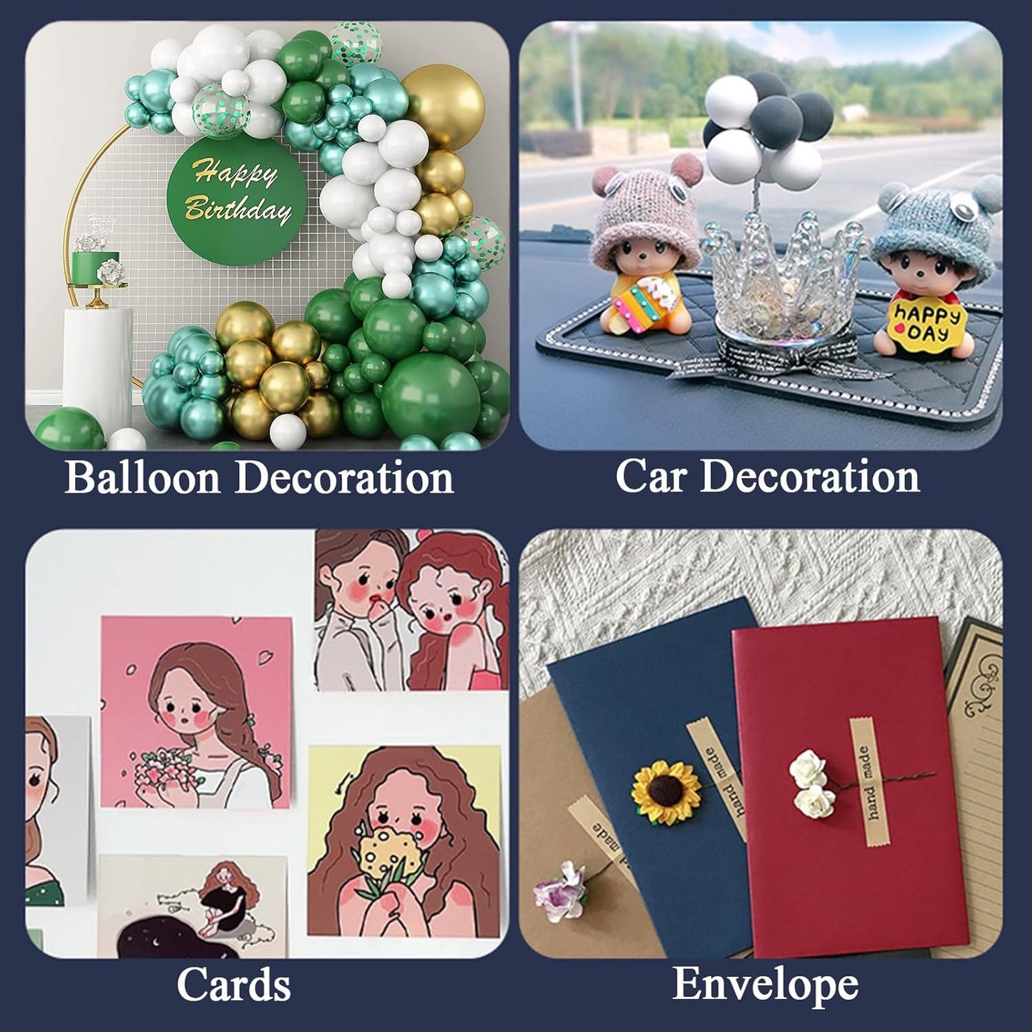 Adhesive Stick dots Two-Sided Sided Mounting Putty Stick Tack for Wall Hanging Crafts Balloons Festival Party Decorations,Clean Removable(0.59"*0.59"-600)