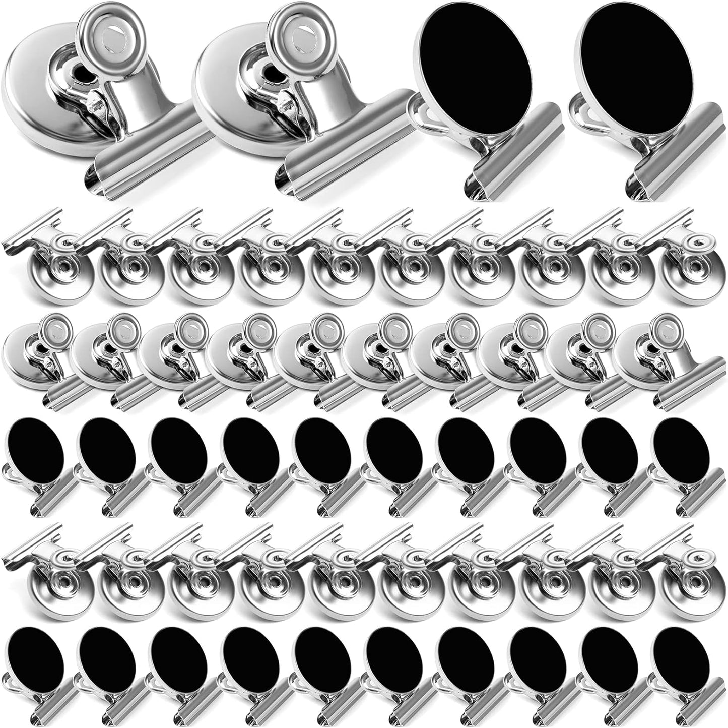 VNDUEEY 50Pack Fridge Magnets Refrigerator Magnets, Magnetic Clips Whiteborad Magnets Strong Magnet Clips - Perfect Office Magnet