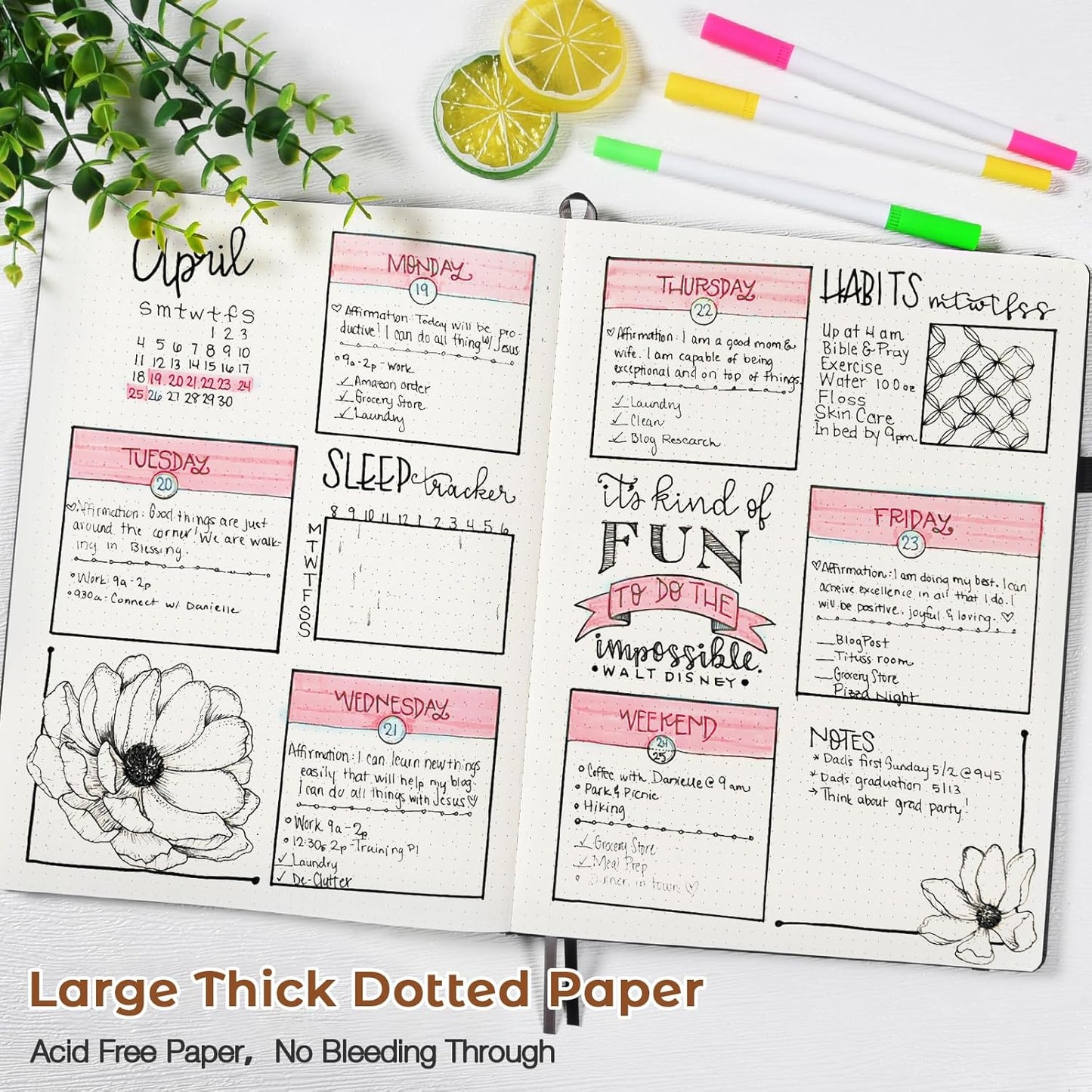 Dotted Journal, Hardcover Notebook 8.5 x 11, Dot Grid Notebook Journal for Women, Men, Large Leather Journals for Writing, Bullet, No Bleed Thick Paper, A4 Notebooks for Work, School, Notes, Brown