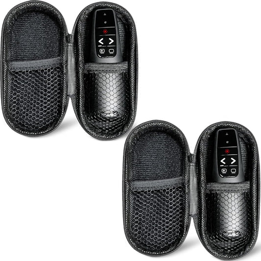 (2 Units) Presentation Clicker PowerPoint Presenter Remote: Laser Pointer Project Power Point PPT Clicker for Mac Laptop Office, Wireless Computer Clickers Slideshow Google Slide Advancer
