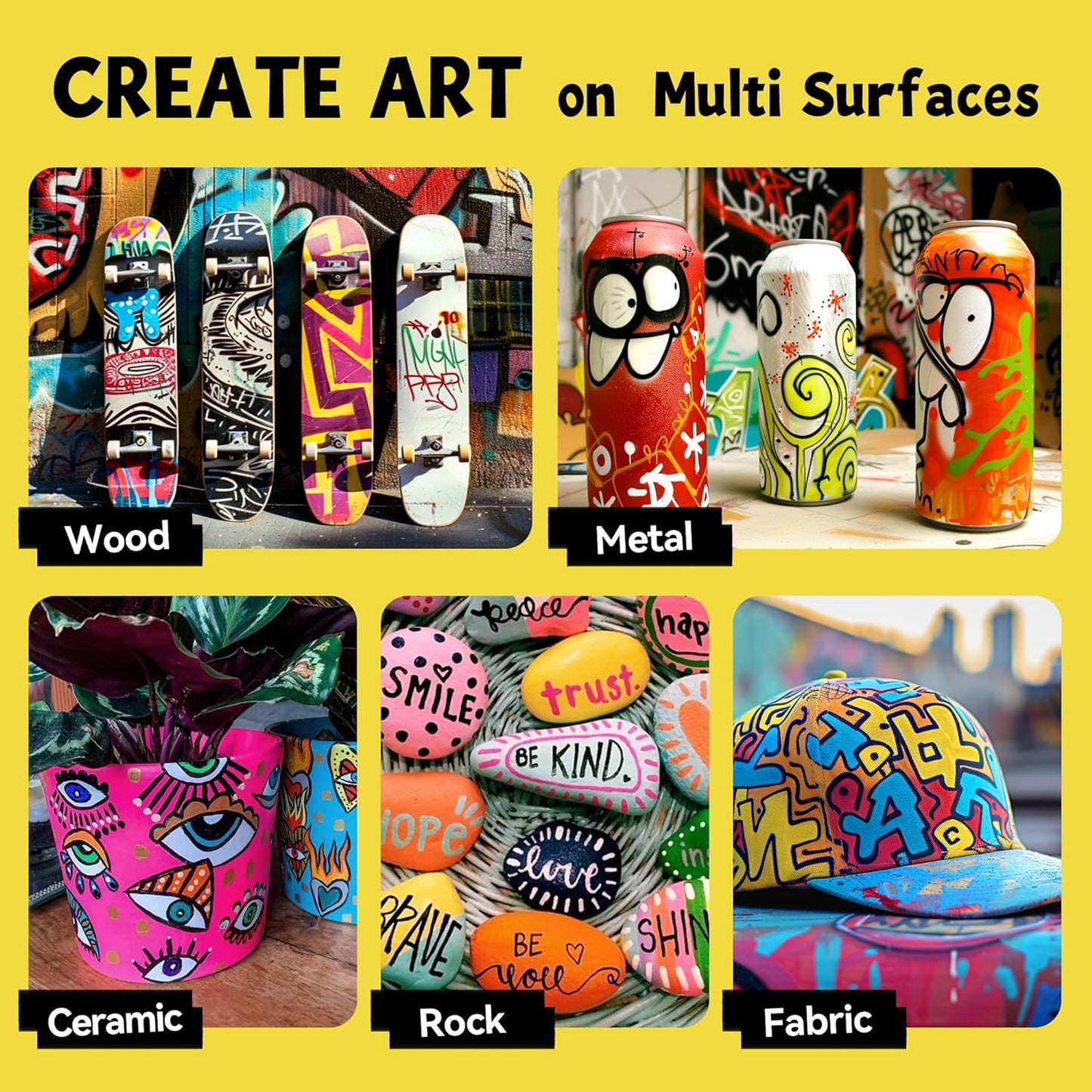 3 Jumbo Permanent Markers Red, 15mm Thick Wide Tip, Large Acrylic Paint Markers for Rock Painting, Poster, Graffiti, Stone, Ceramic, Glass, Wood, Canvas